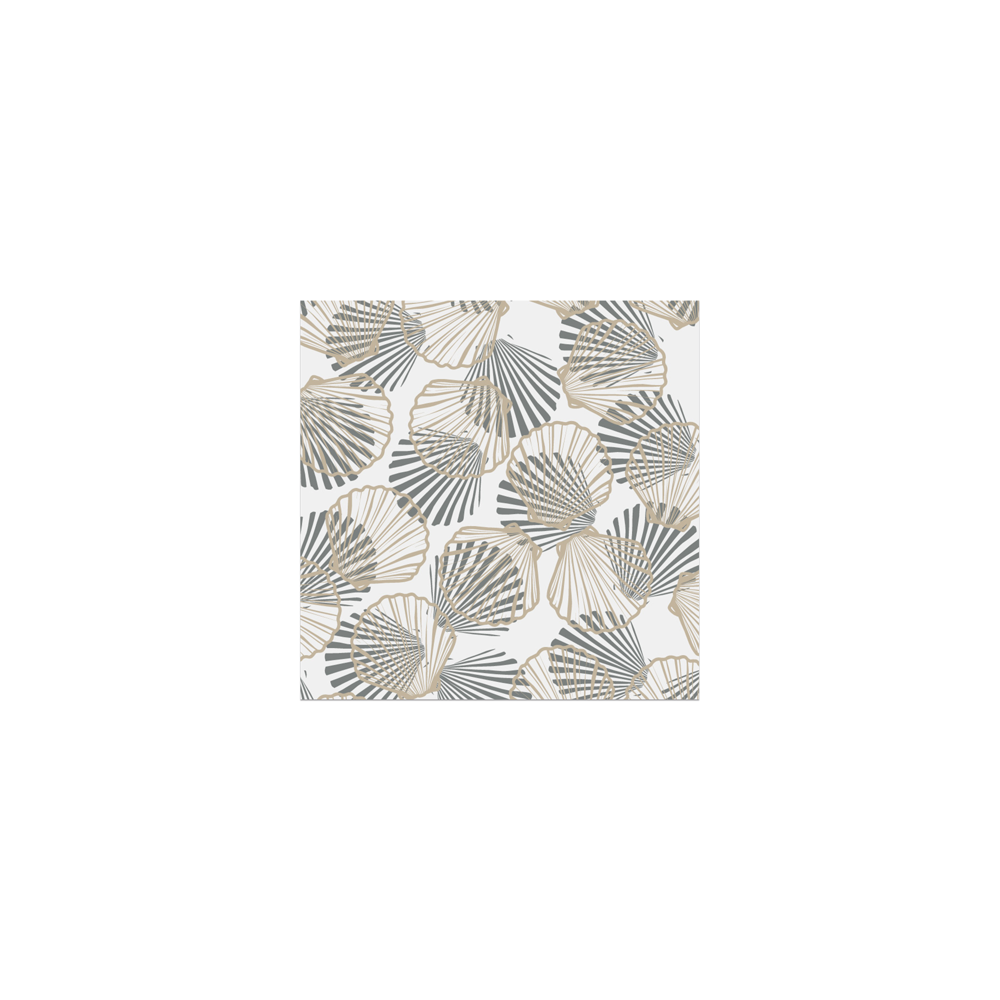 Lot de 6 dessous de verre vinyle Sideastrea