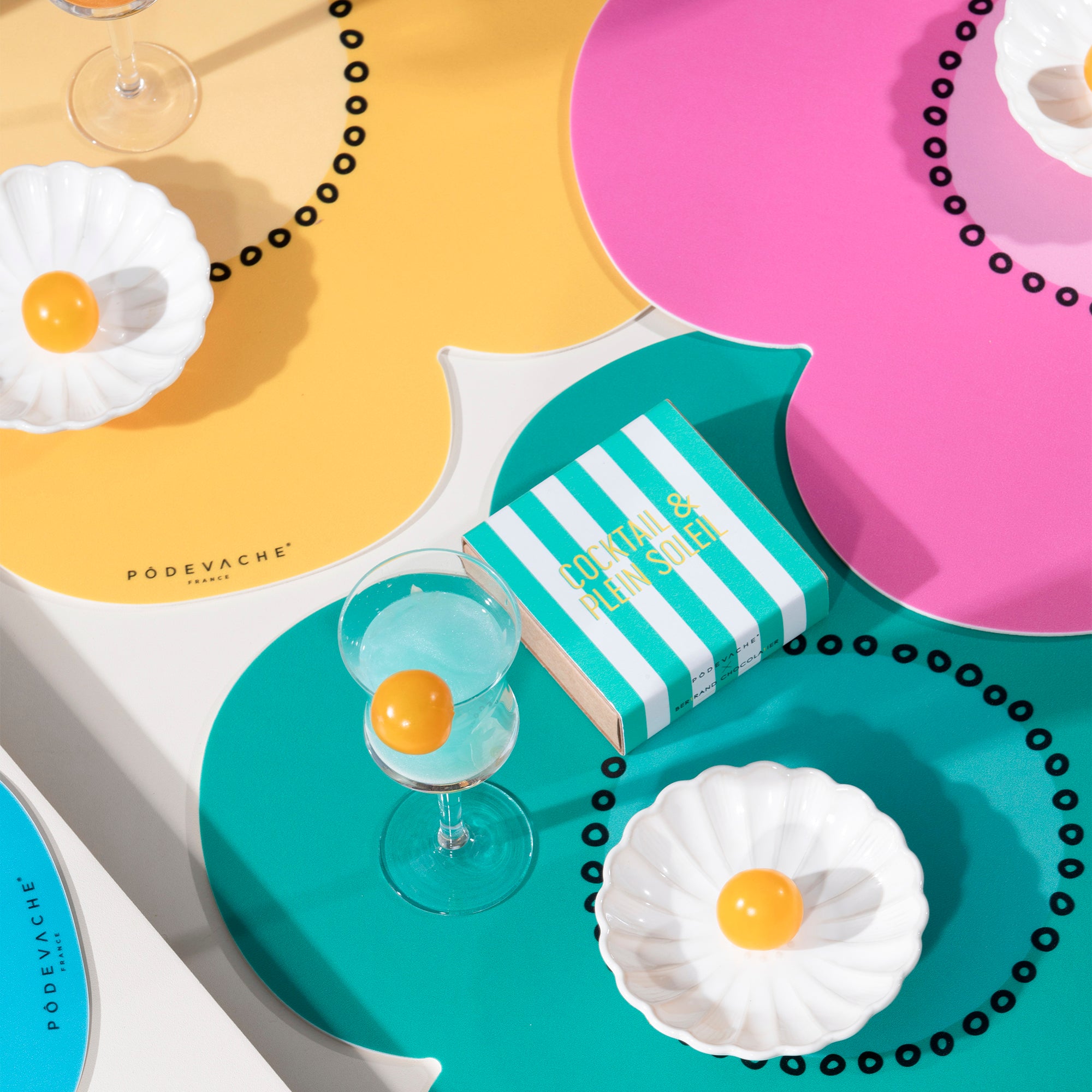 Set De Table Vinyle Aconit