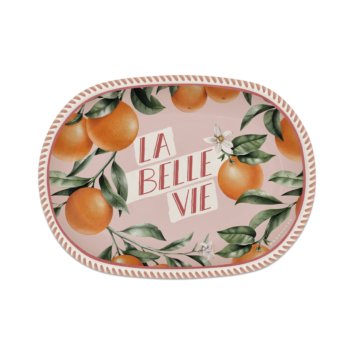 Set De Table Vinyle Orange Vie