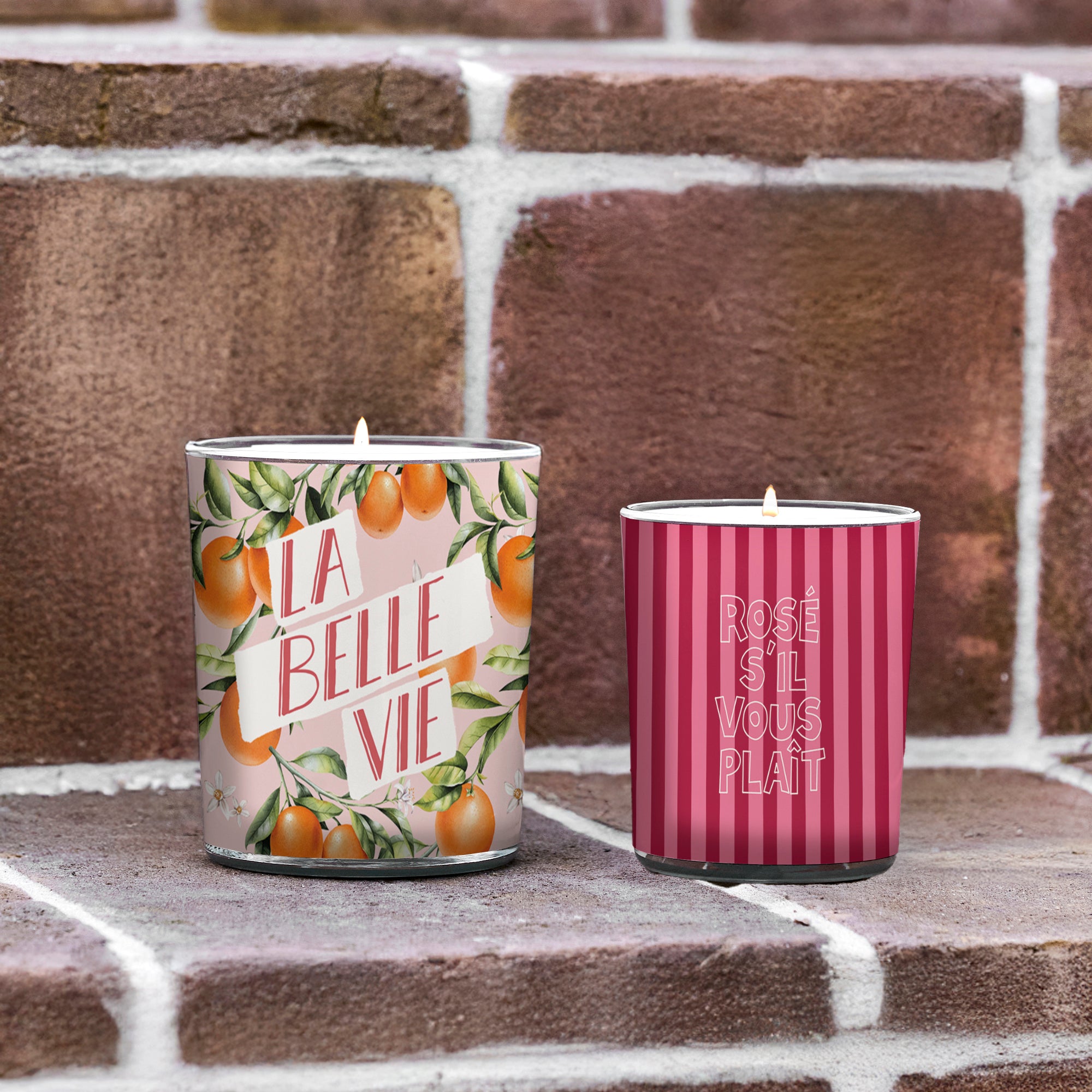 Bougie parfumée Rosé SVP