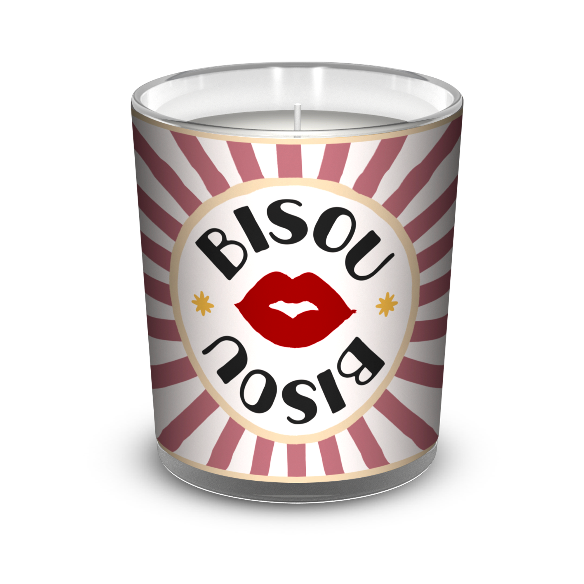Bougie parfumée Bisou Bisou
