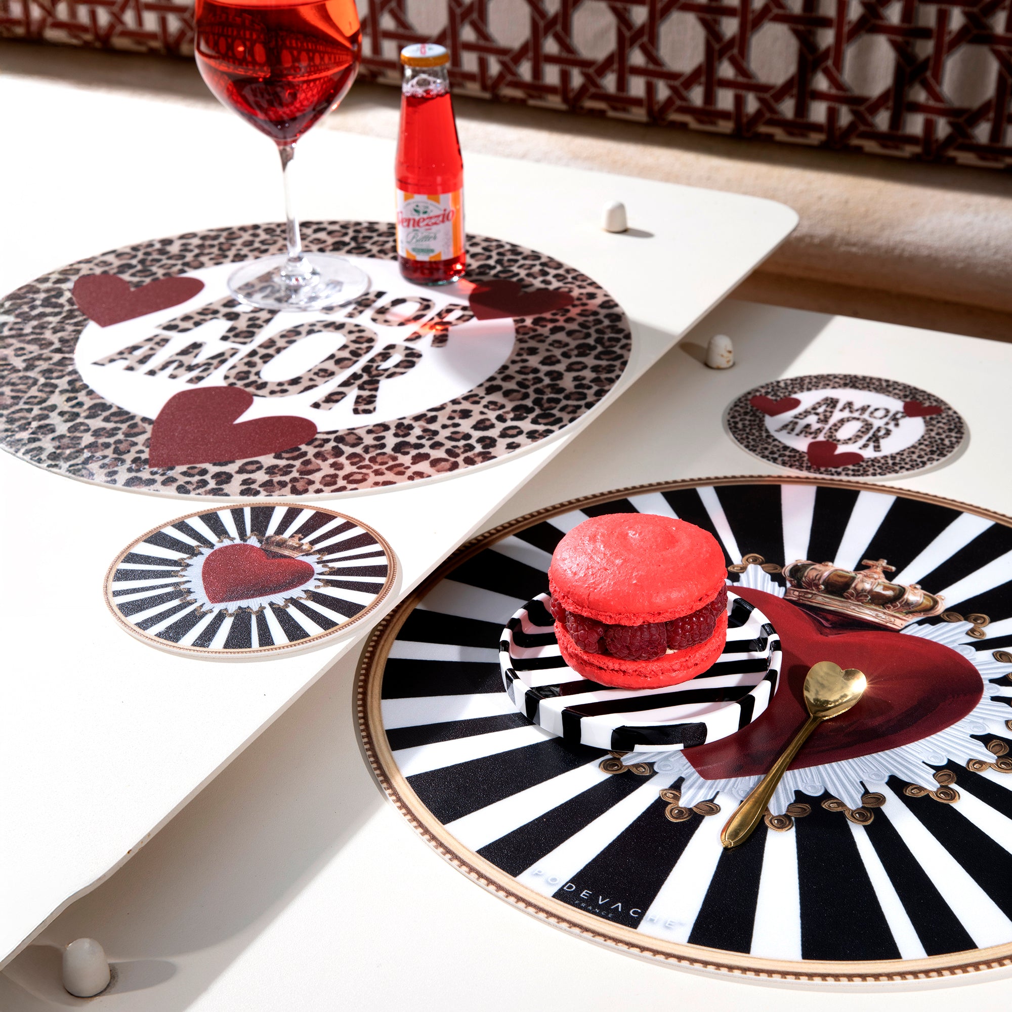 Set de table vinyle Red Heart