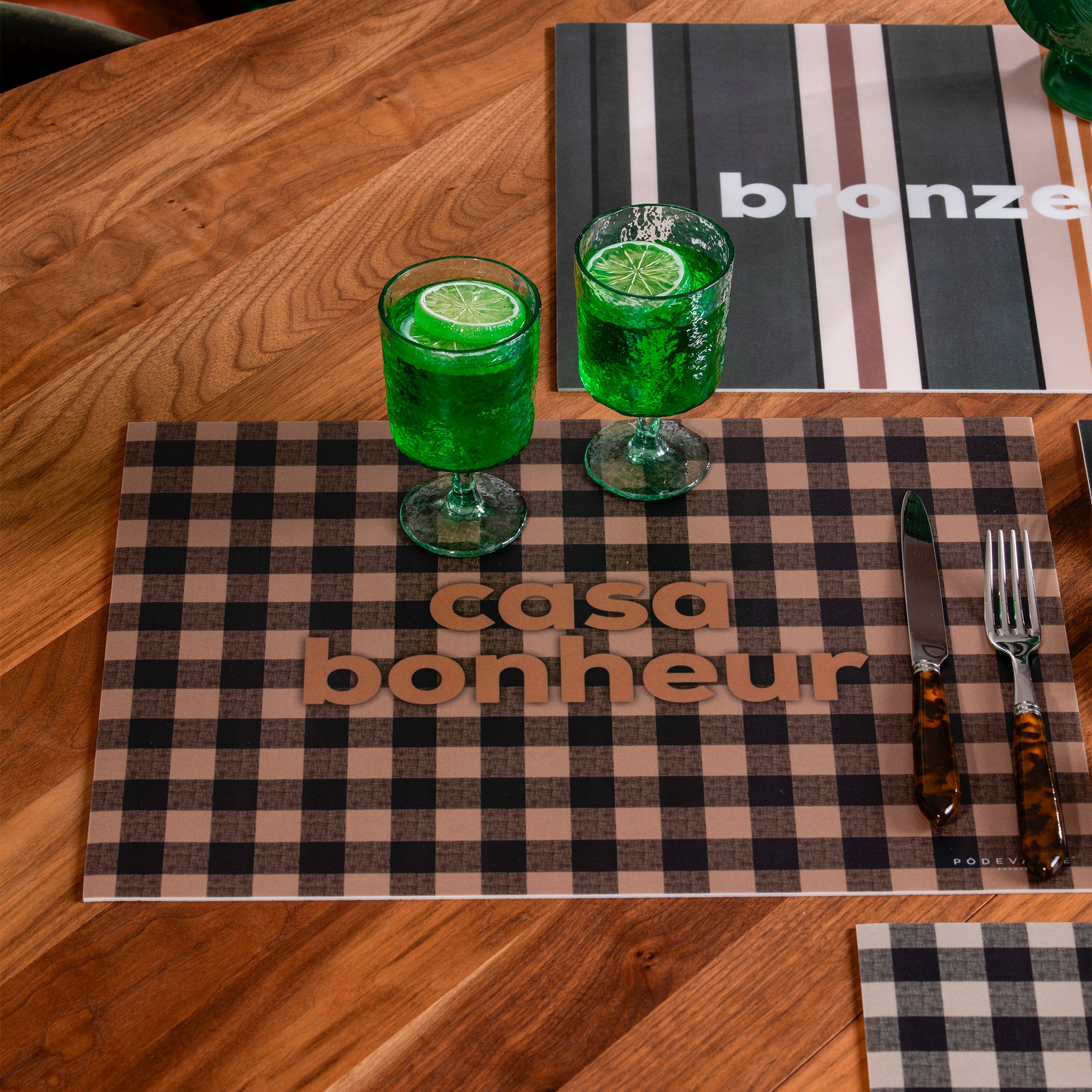 Set De Table Vinyle Casa Bonheur