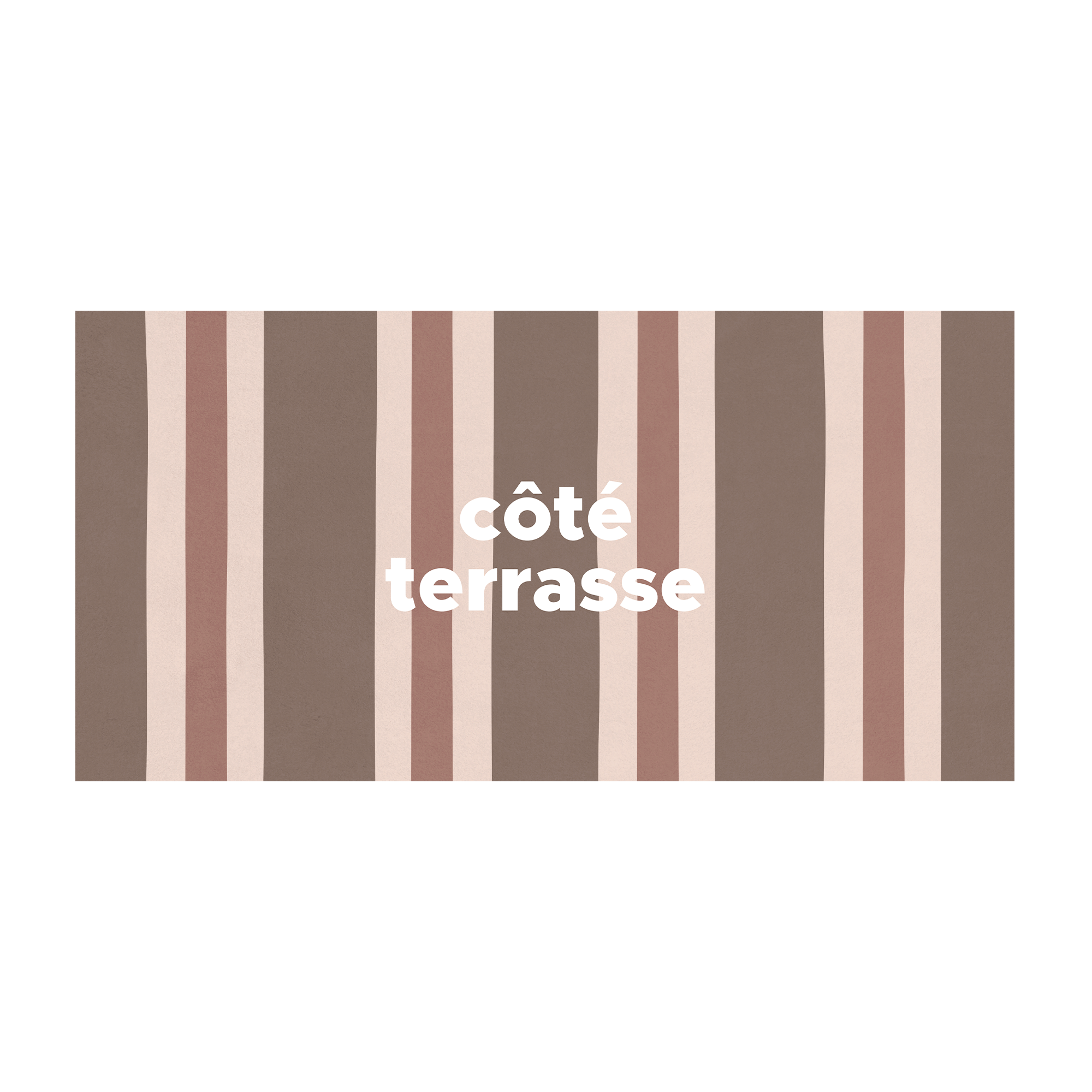 Tapis Vinyle Stripe Terrasse