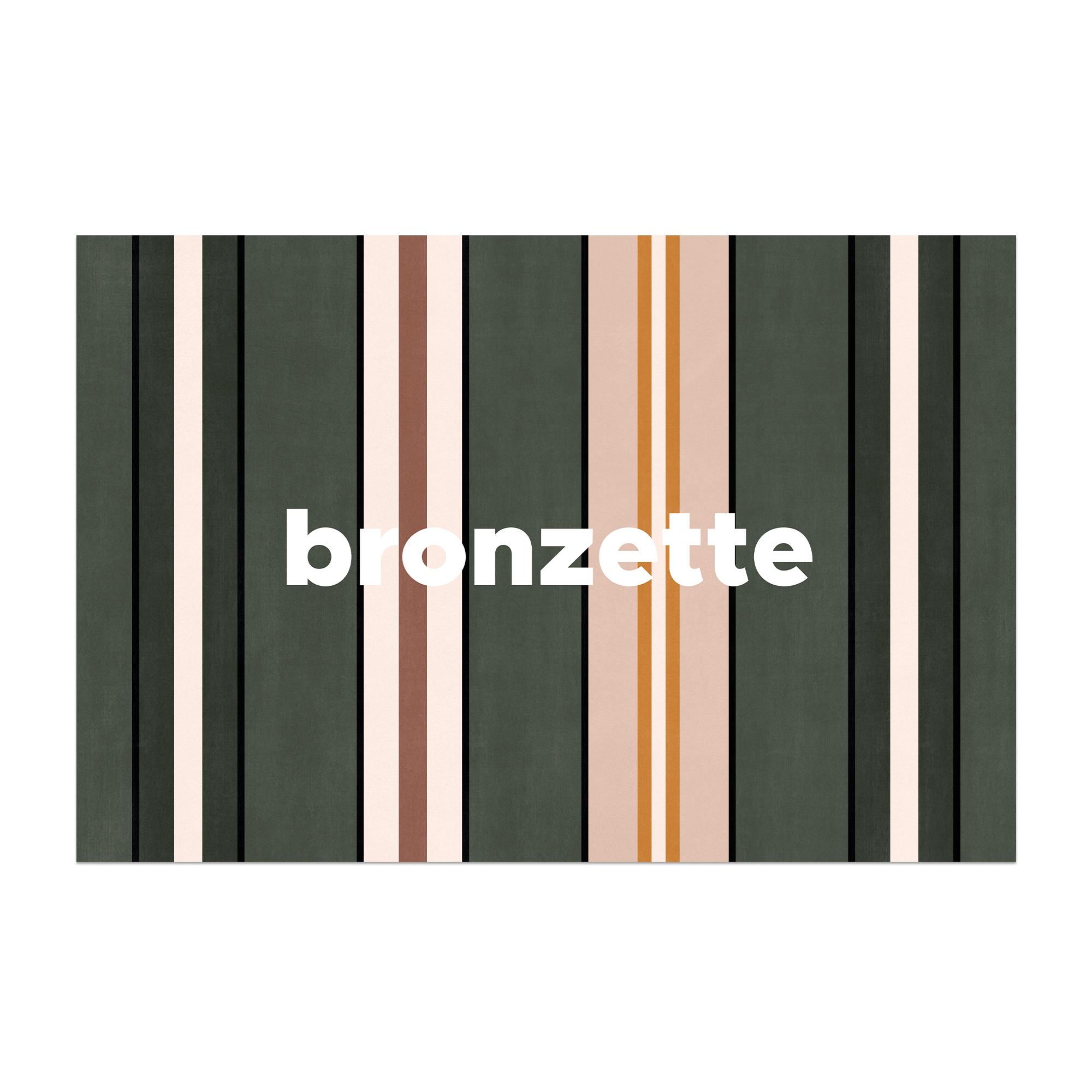 Tapis Vinyle Stripe Bronzette