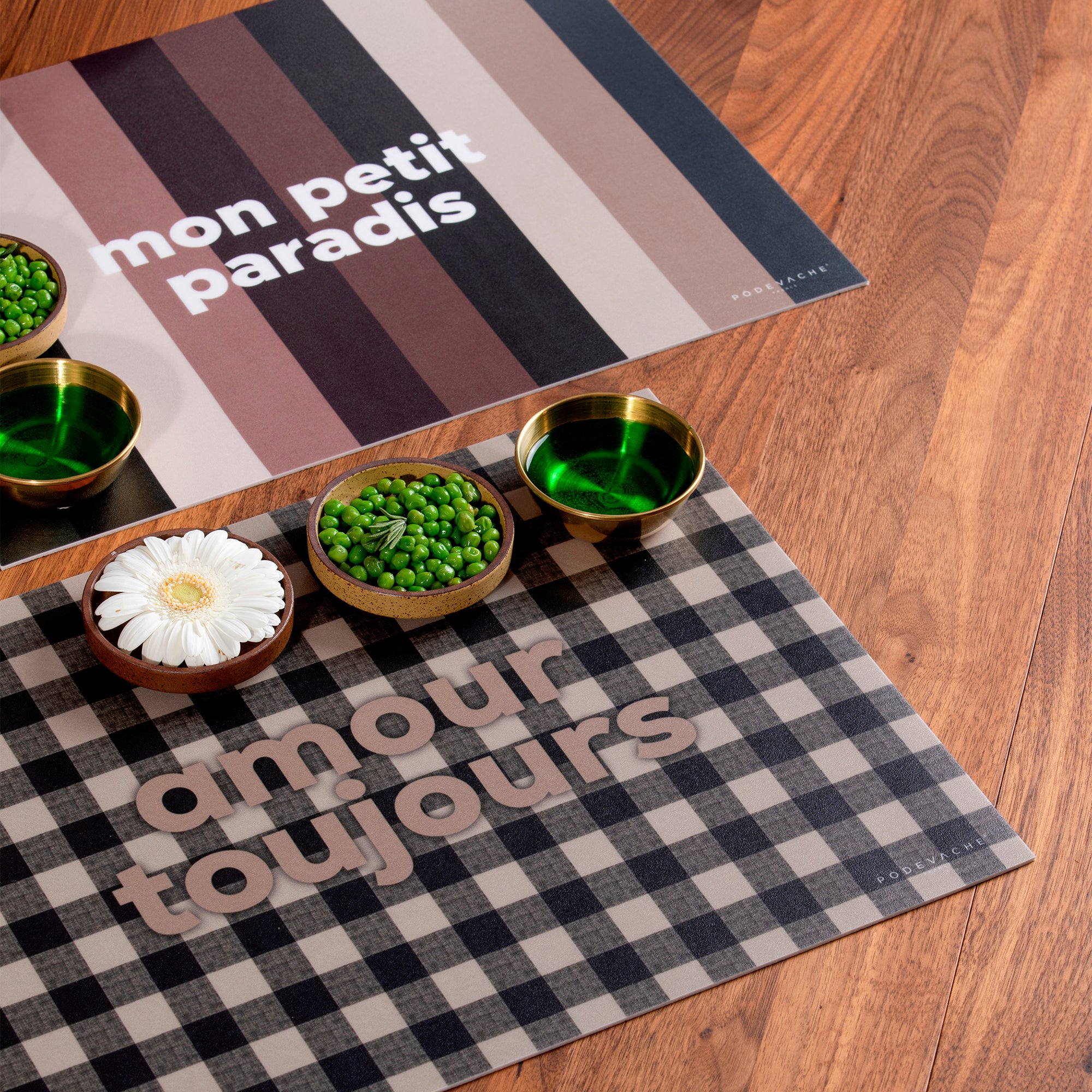 Set De Table Vinyle Stripe Paradis