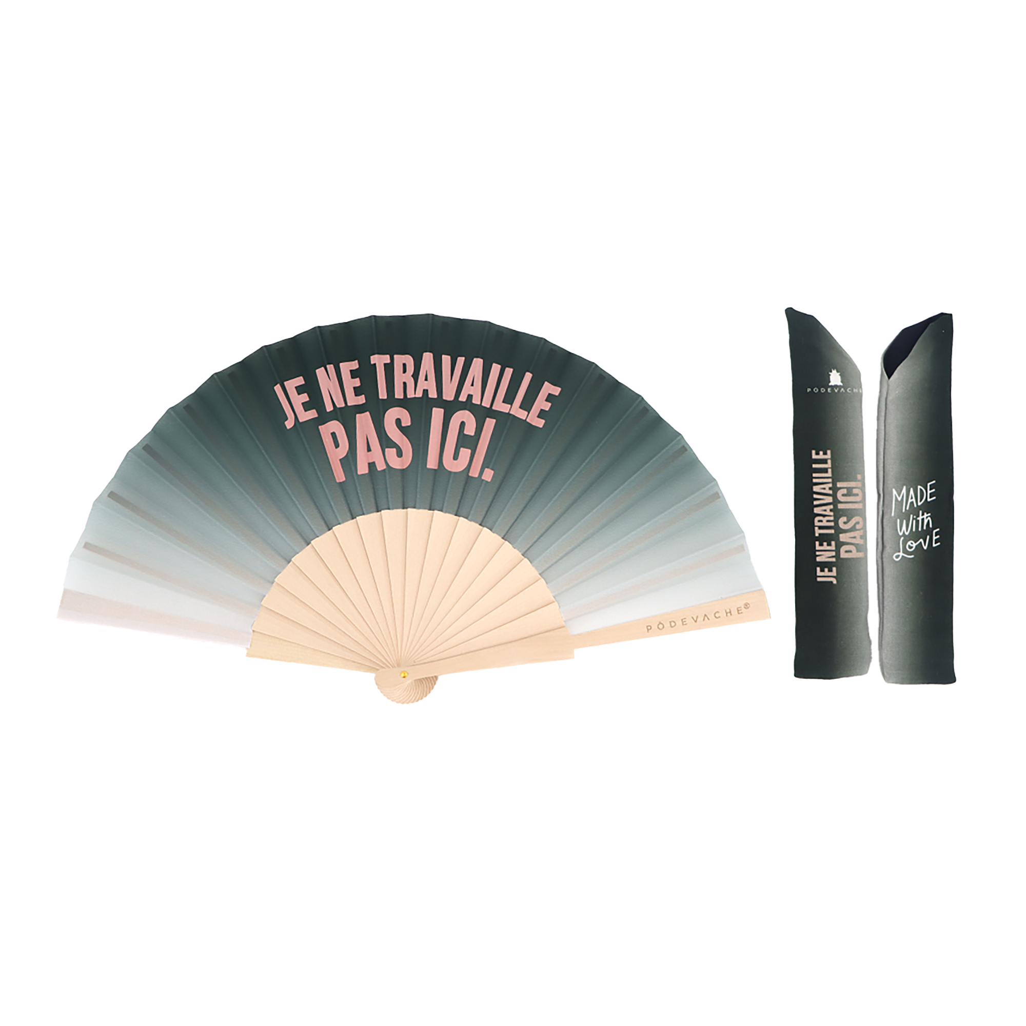 Éventail Travaille pas Ici