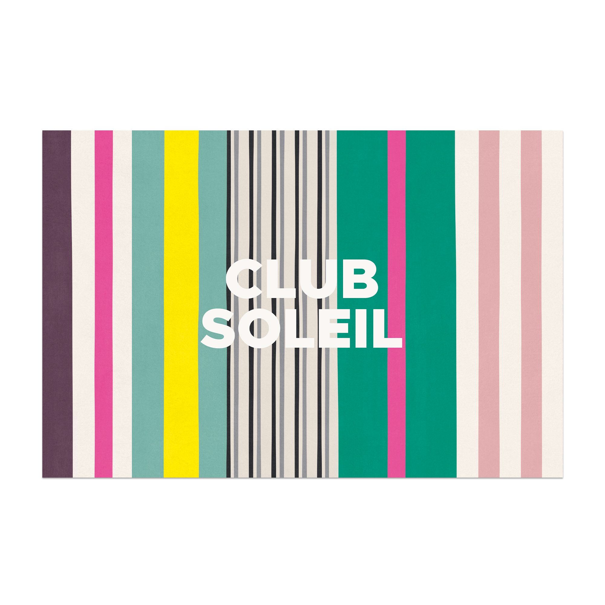 Tapis Vinyle Stripe Club Soleil