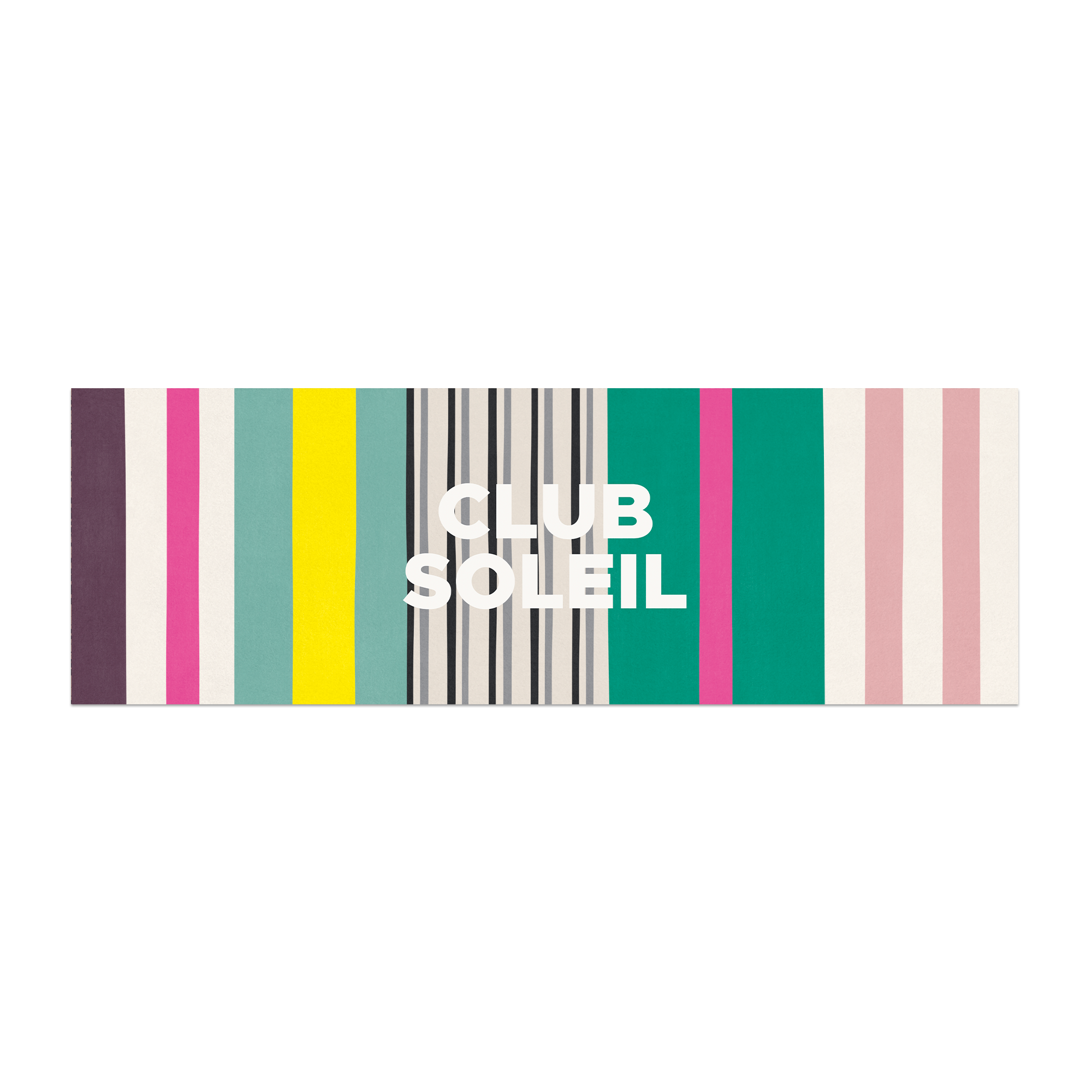 Tapis Vinyle Stripe Club Soleil