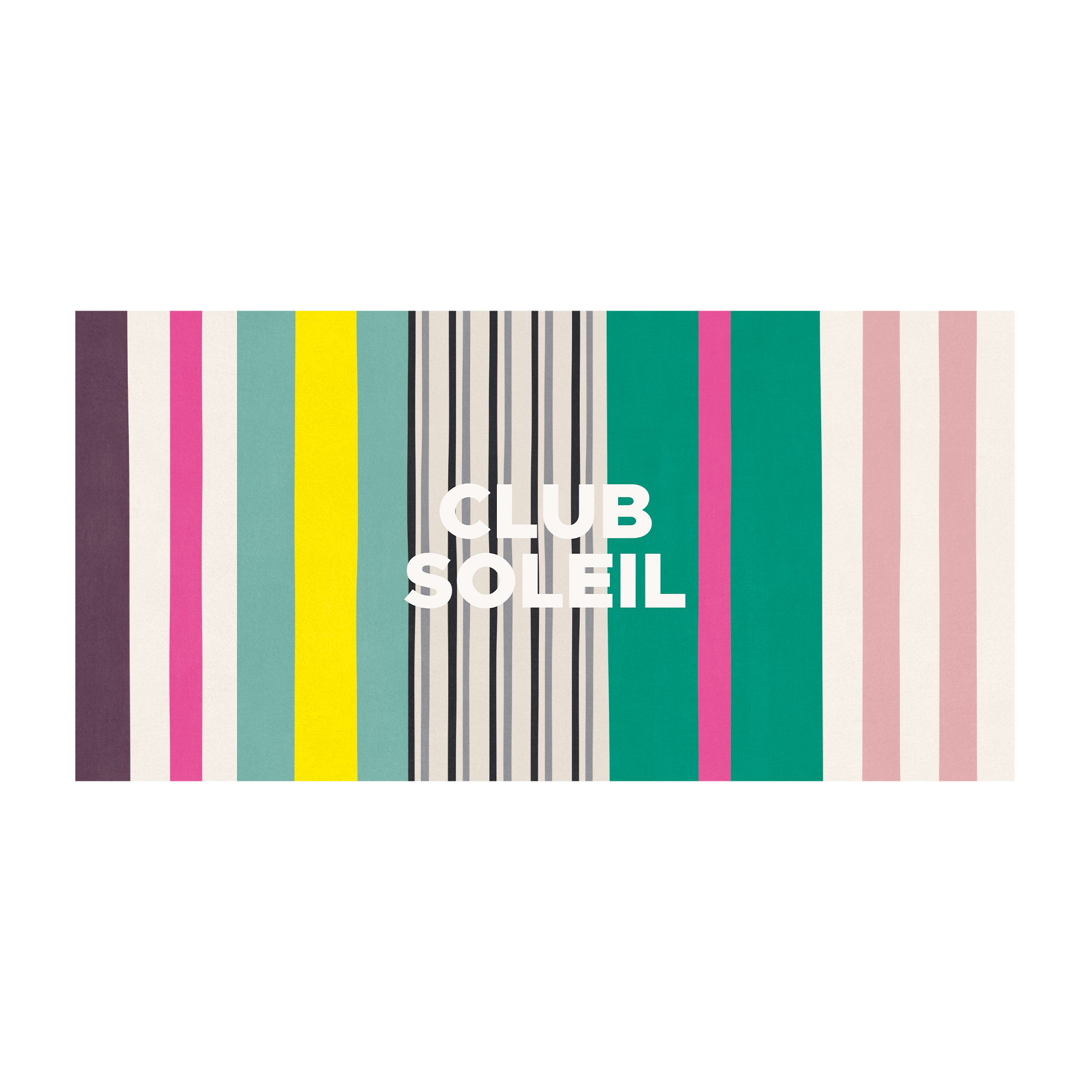 Tapis Vinyle Stripe Club Soleil