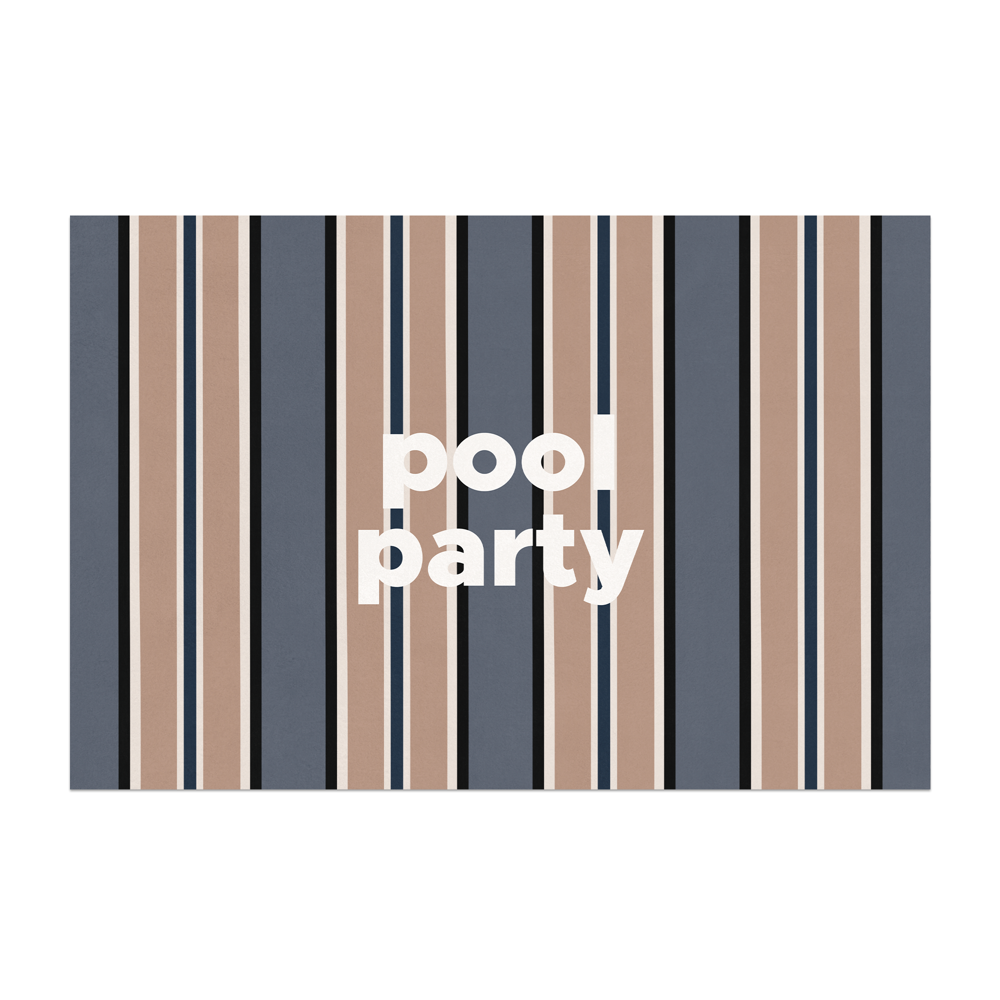 Tapis Vinyle Stripe Pool Party