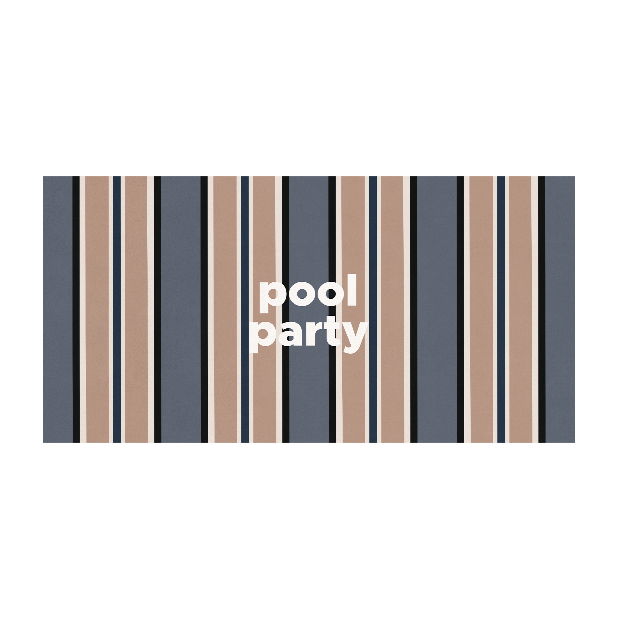 Tapis Vinyle Stripe Pool Party