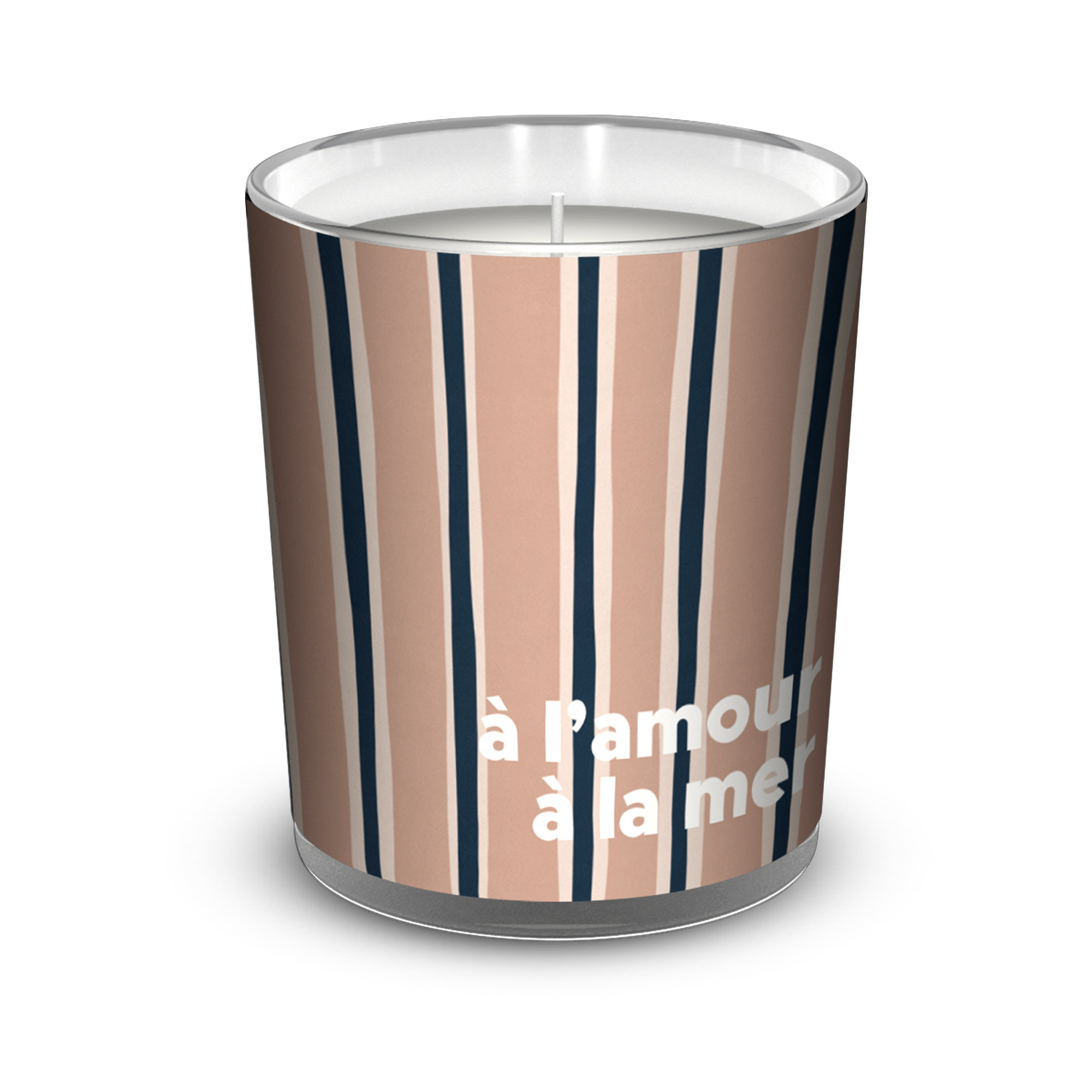Bougie parfumée Stripe Amour a Mer