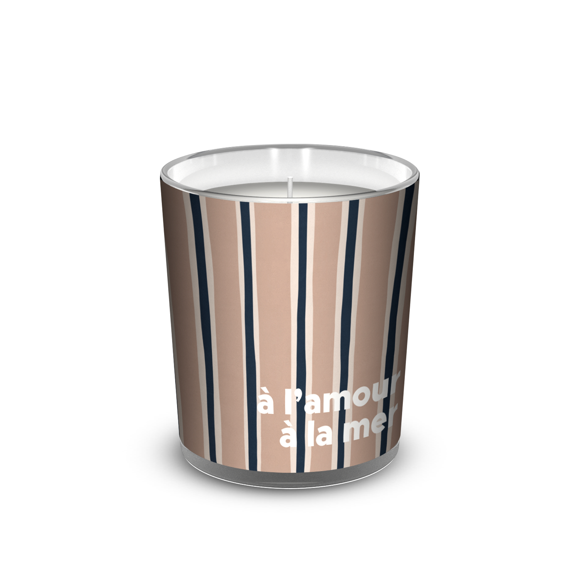 Bougie parfumée Stripe Amour a Mer