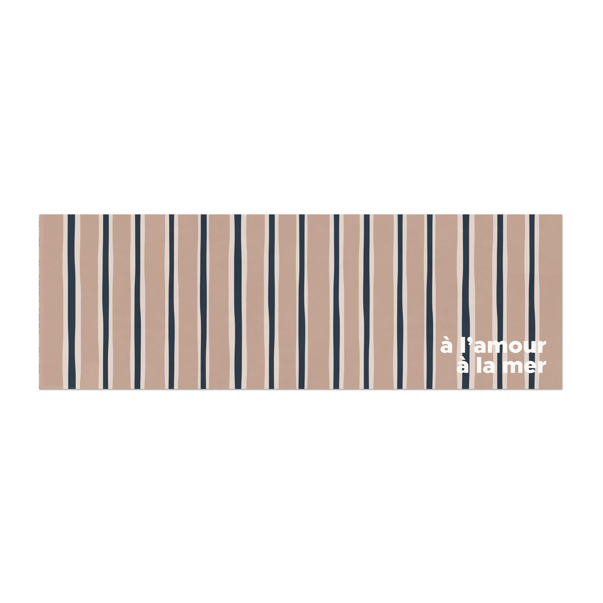 Tapis Vinyle Stripe Amour a Mer