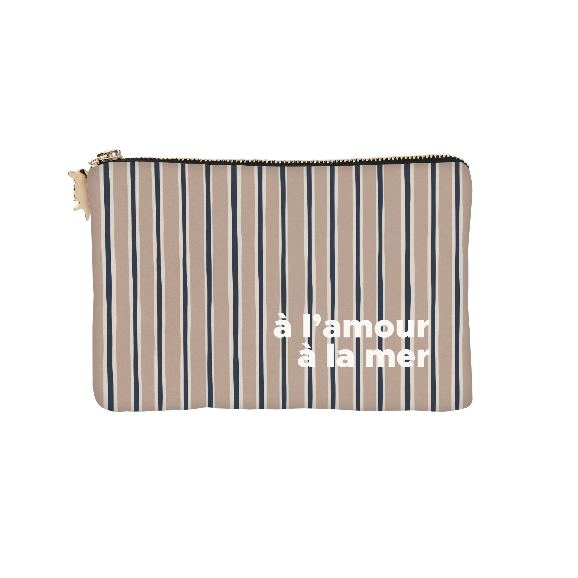 Pochette Velours Amour a Mer XS