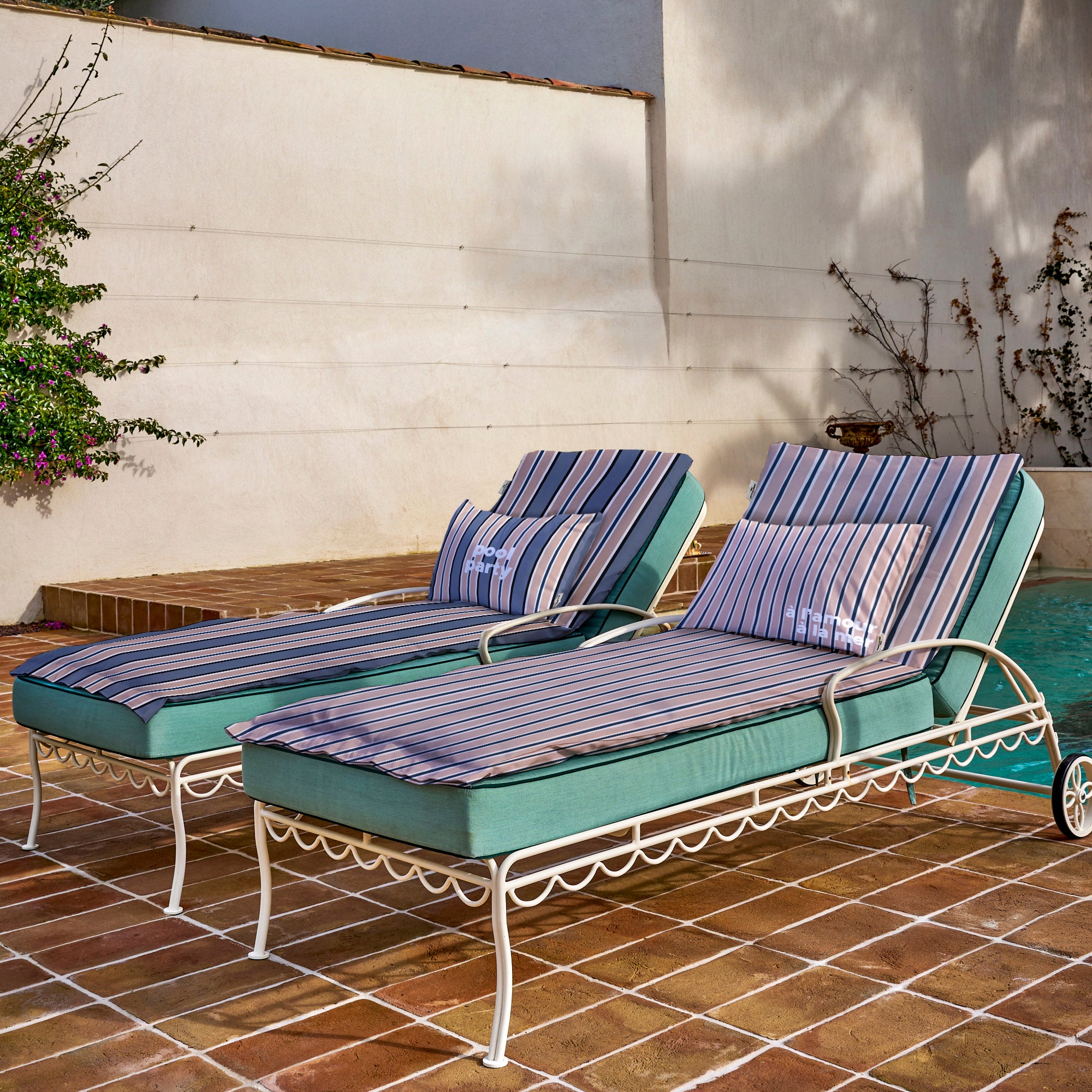 Matelas bain de soleil Stripe Amour a Mer