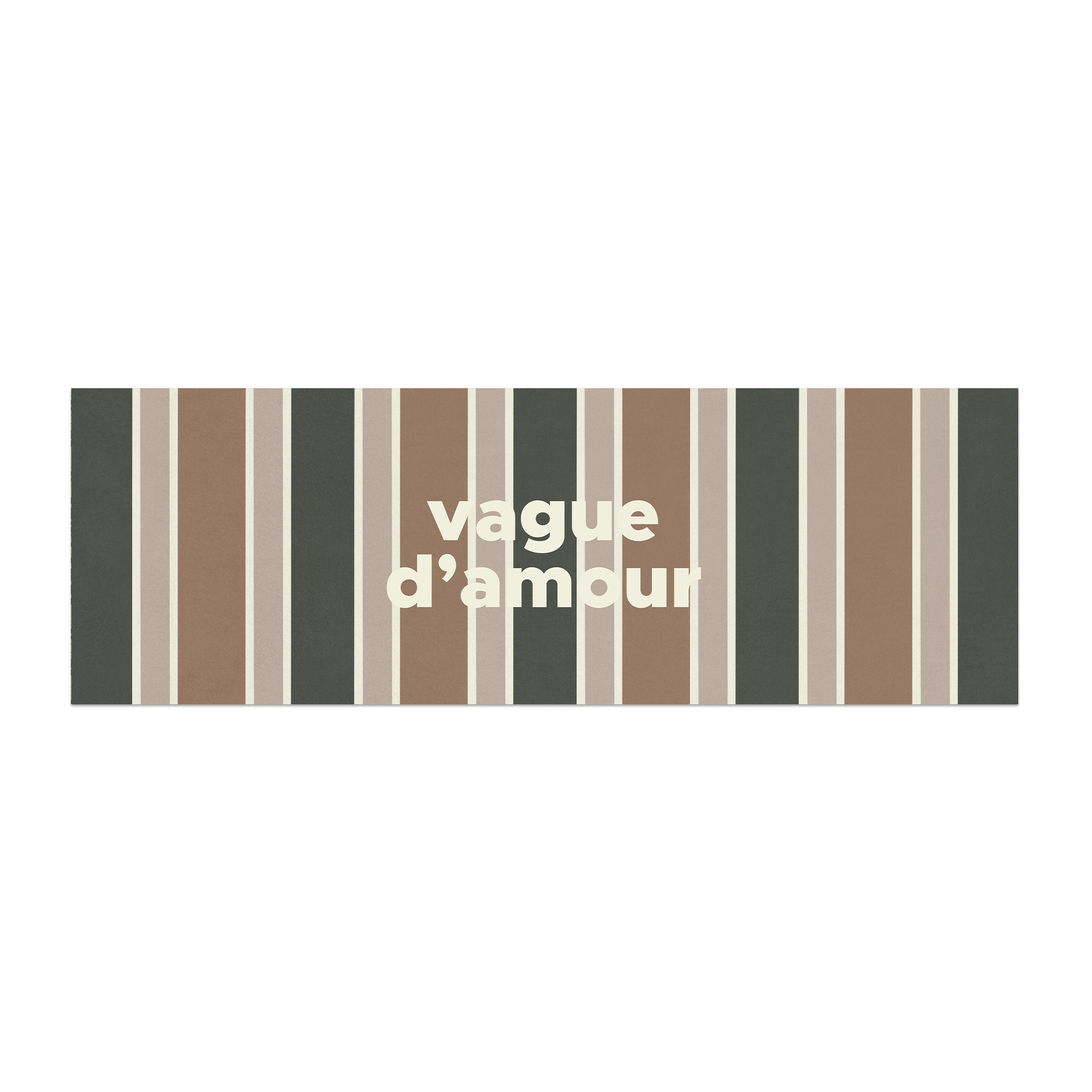 Tapis Vinyle Stripe Vague d'Amour