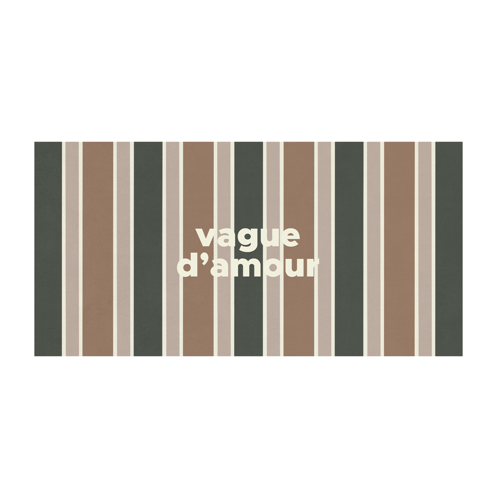 Tapis Vinyle Stripe Vague d'Amour