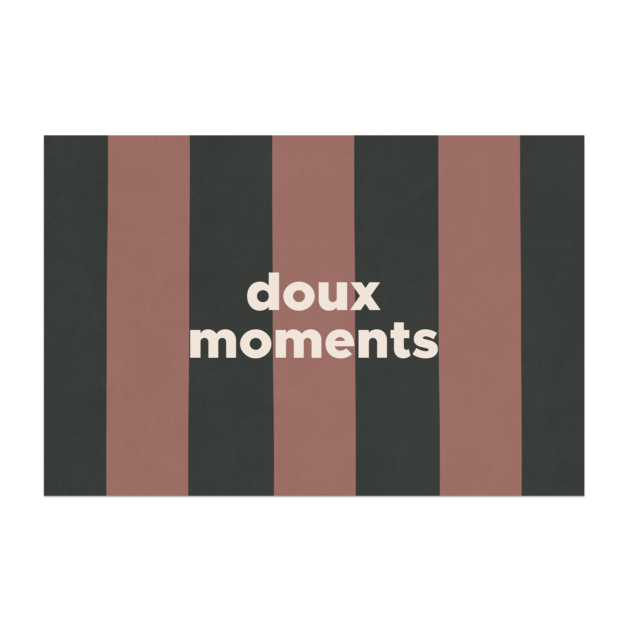 Tapis Vinyle Stripe Doux Moments