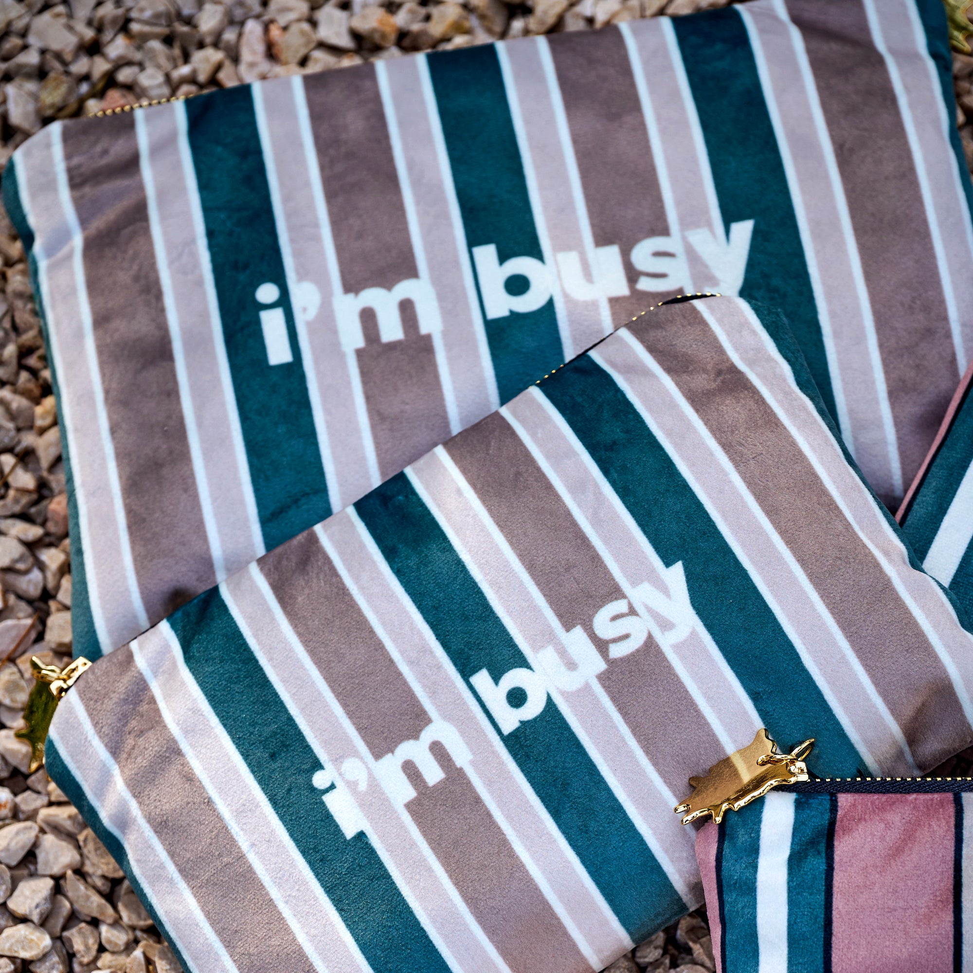 Pochette Velours Busy XS