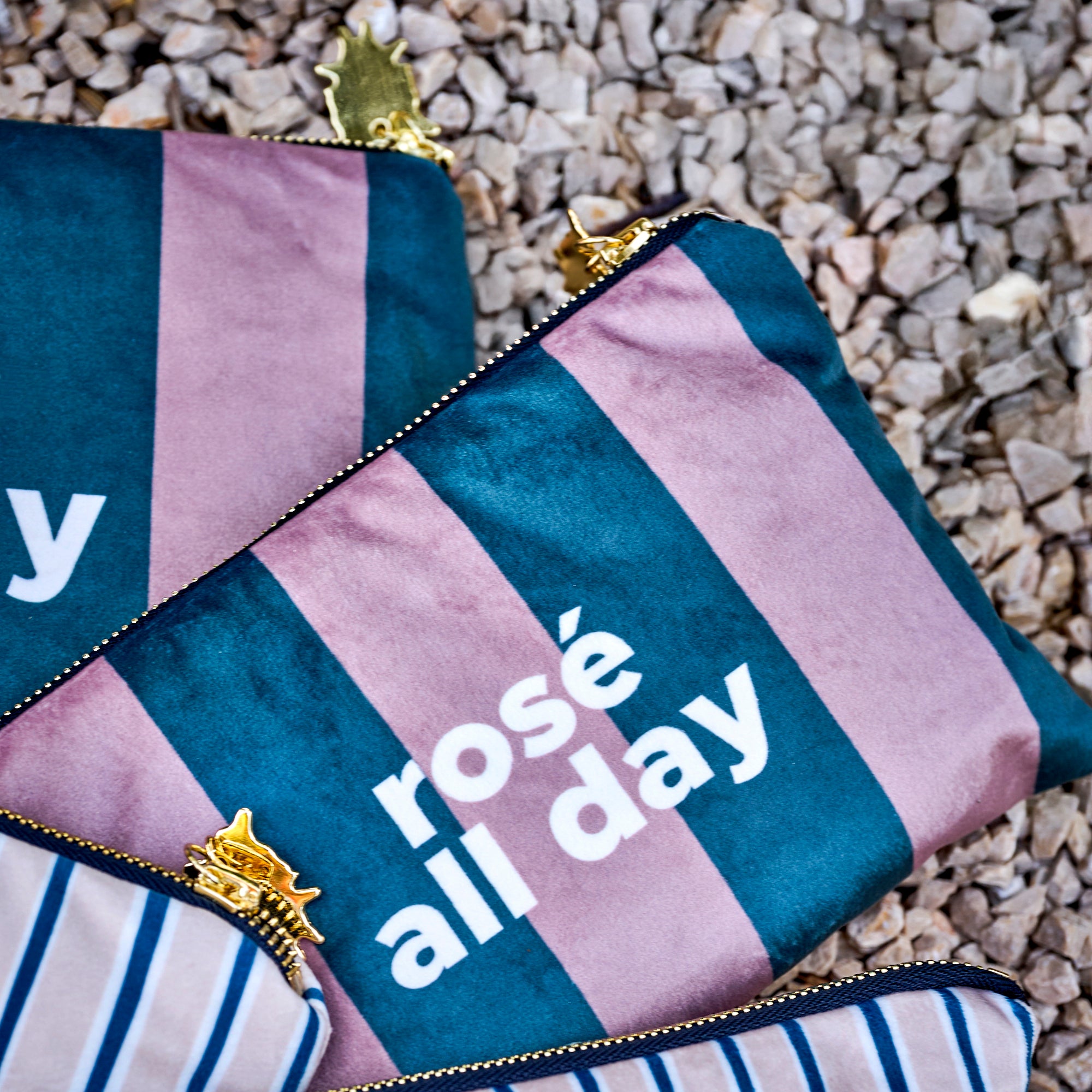 Pochette Velours Rosé All Day S