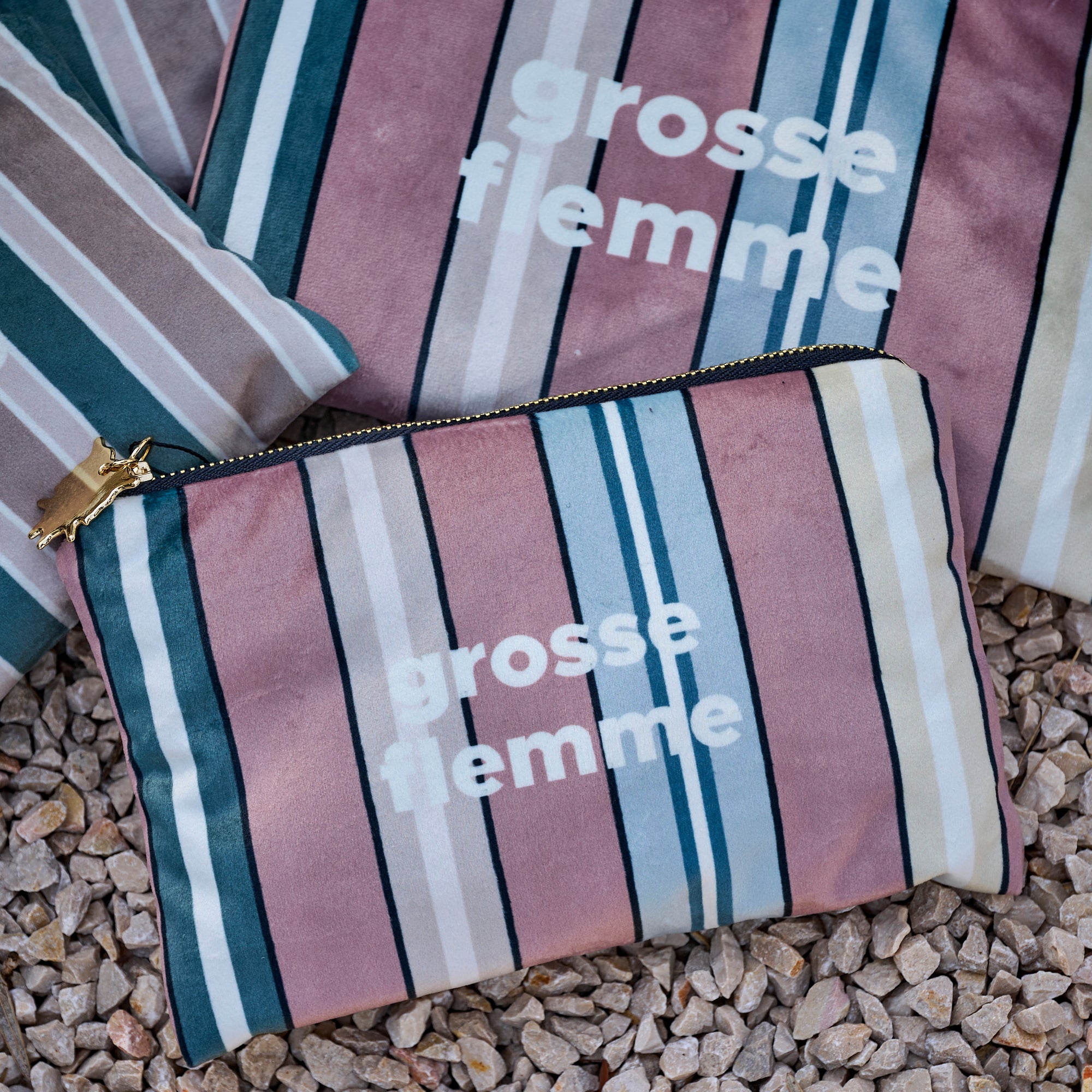 Pochette Velours Flemme XS