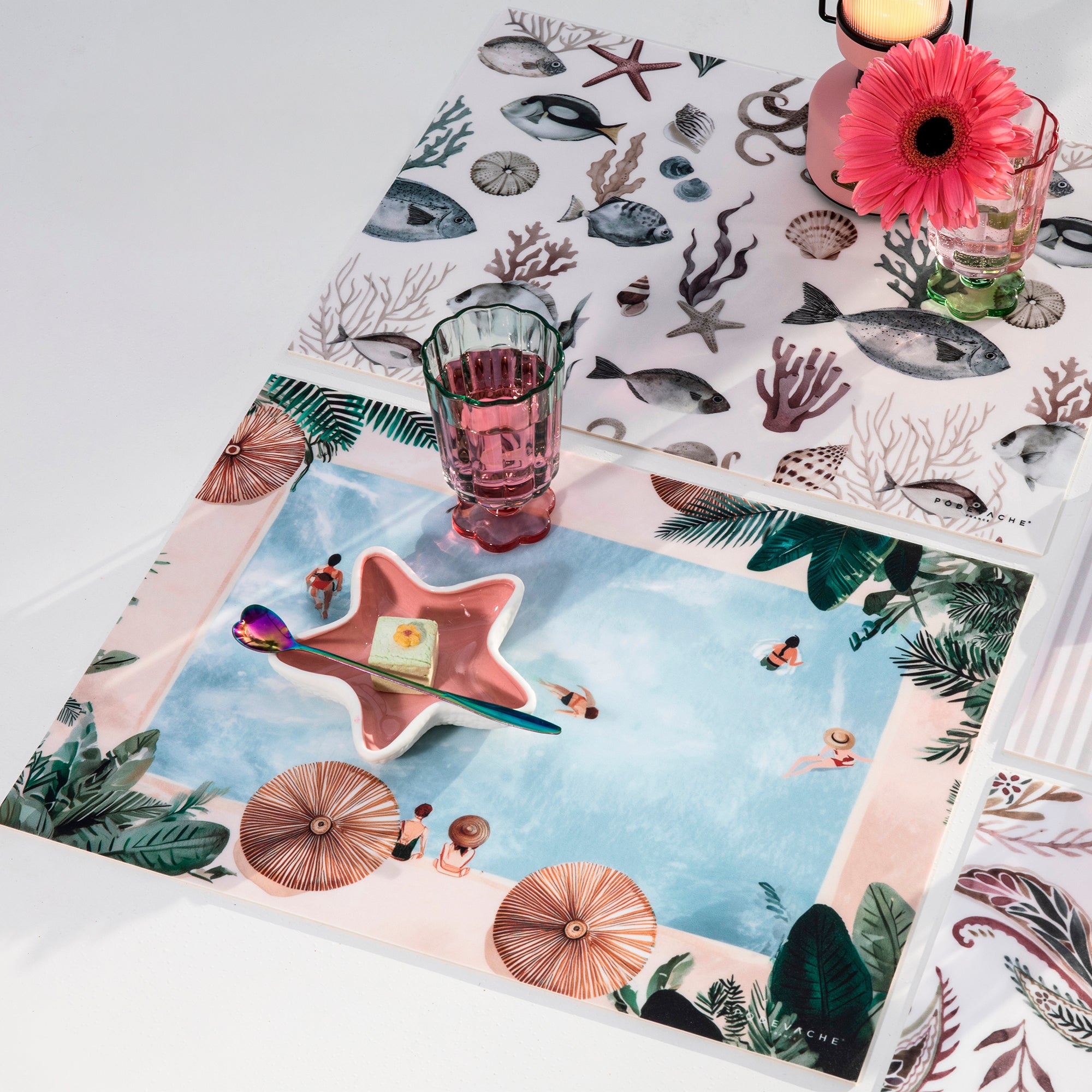 Set De Table Vinyle Swimming Pool