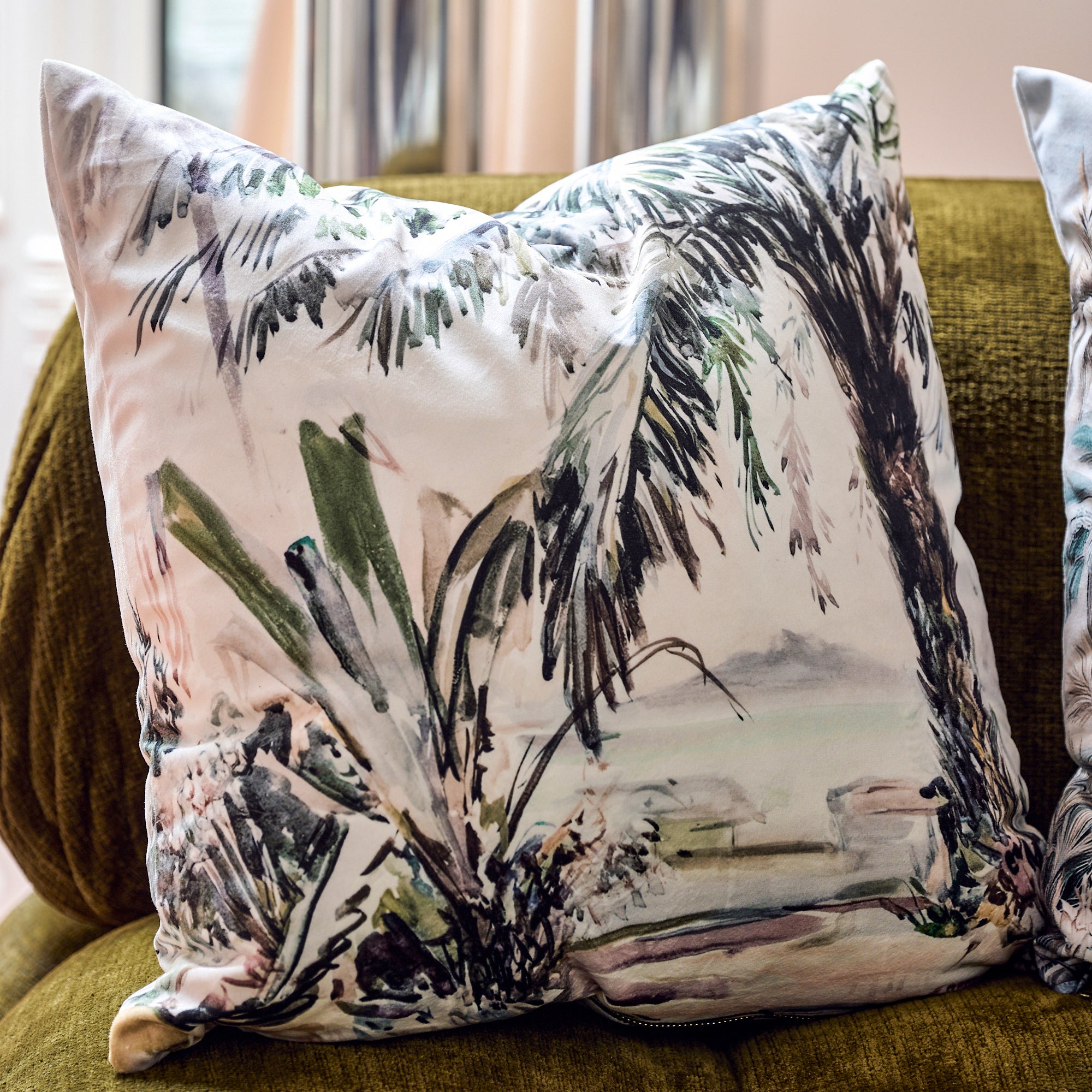 Coussin velours Rustrel