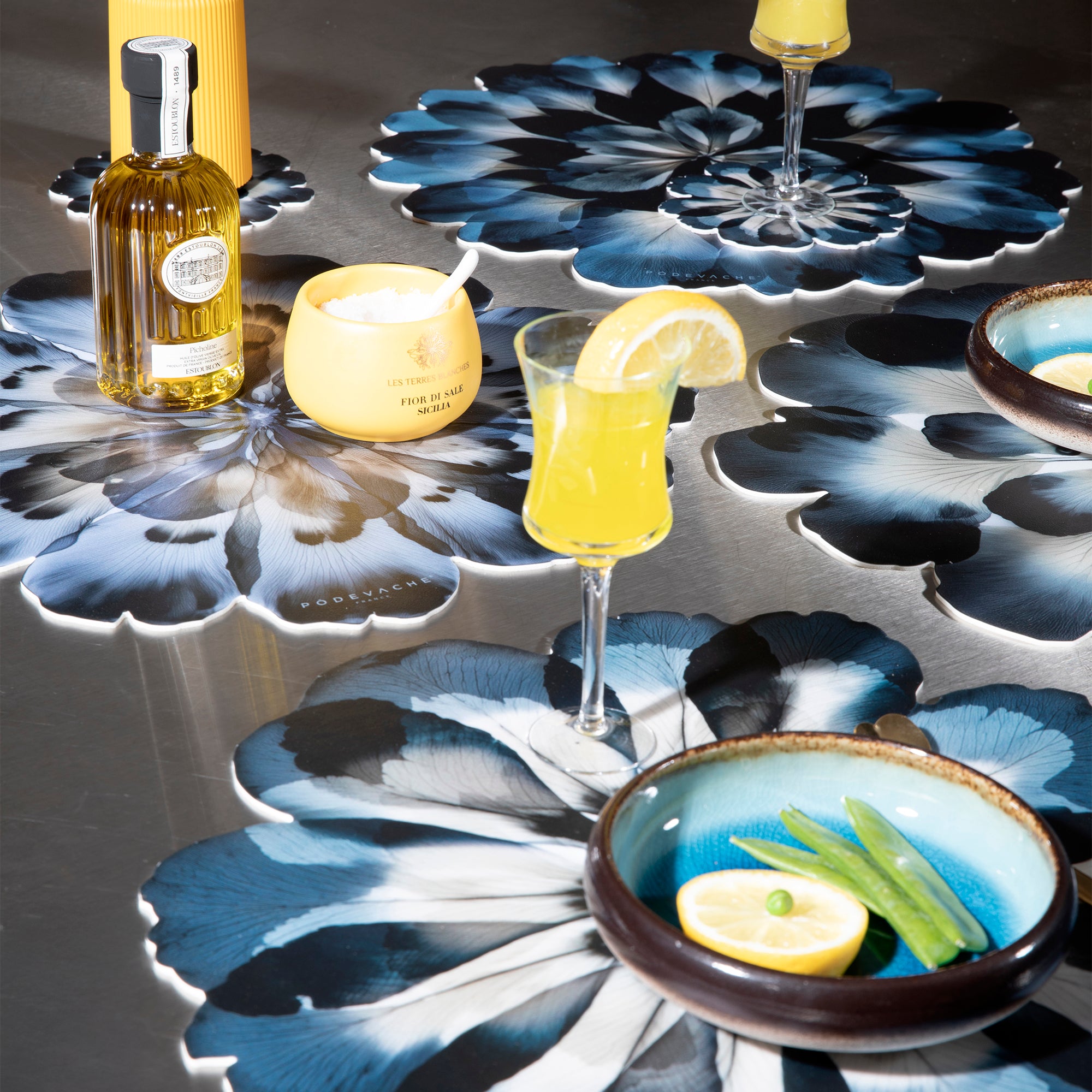 Set De Table Vinyle Floral Corolleu