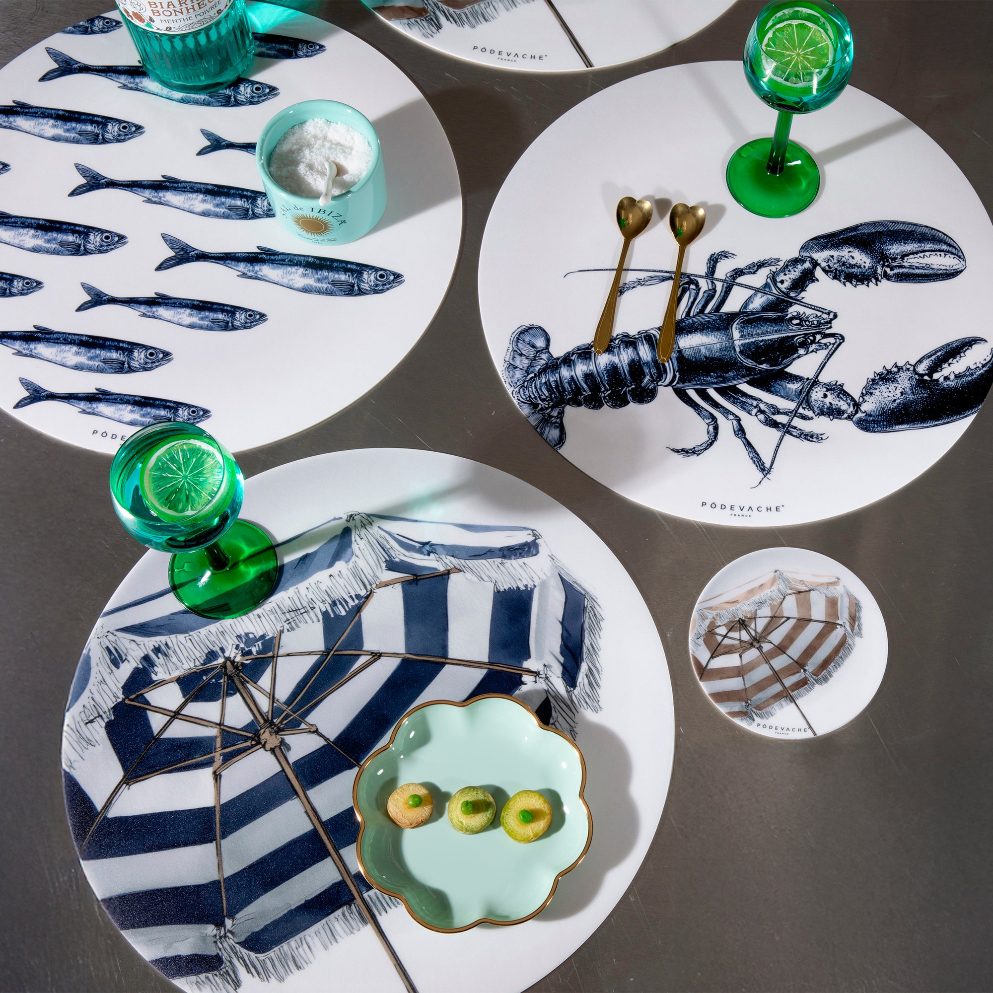 Set De Table Vinyle Homarus