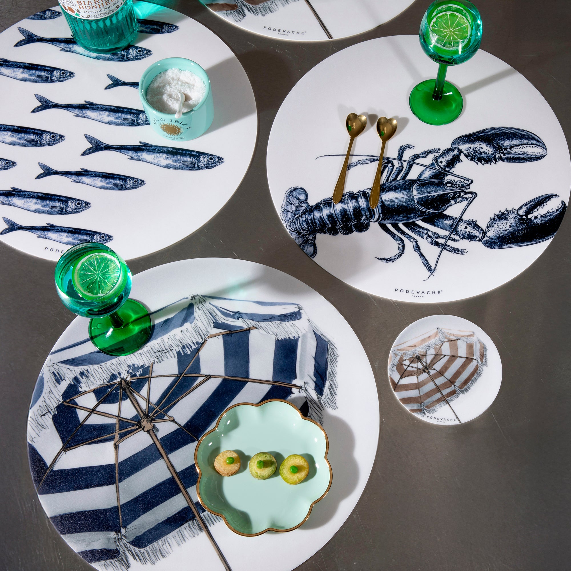 Set De Table Vinyle Pilchard