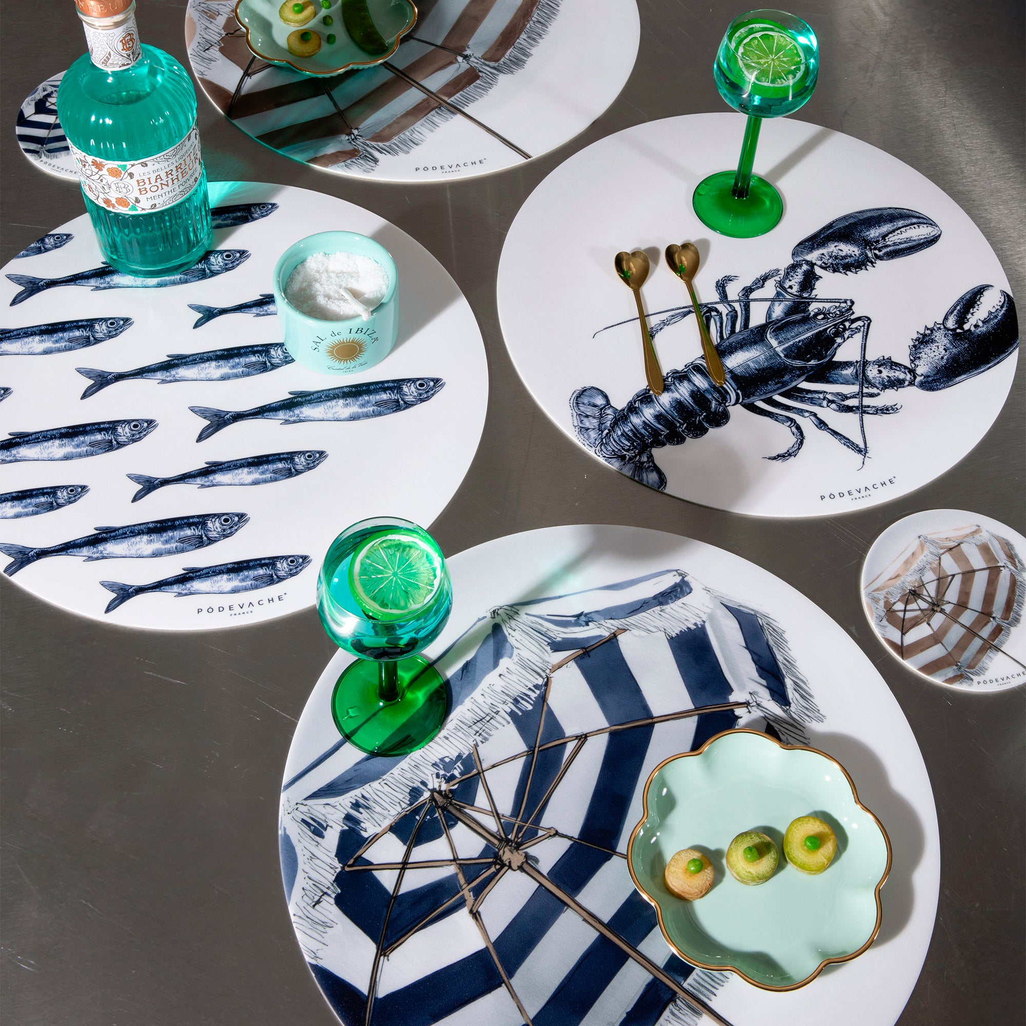 Set De Table Vinyle Pilchard