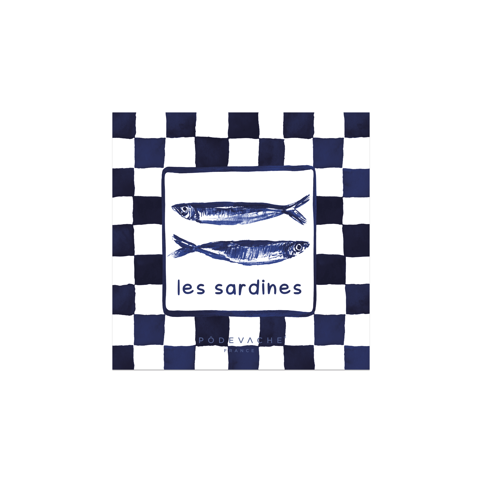 Lot de 6 dessous de verre vinyle Magne