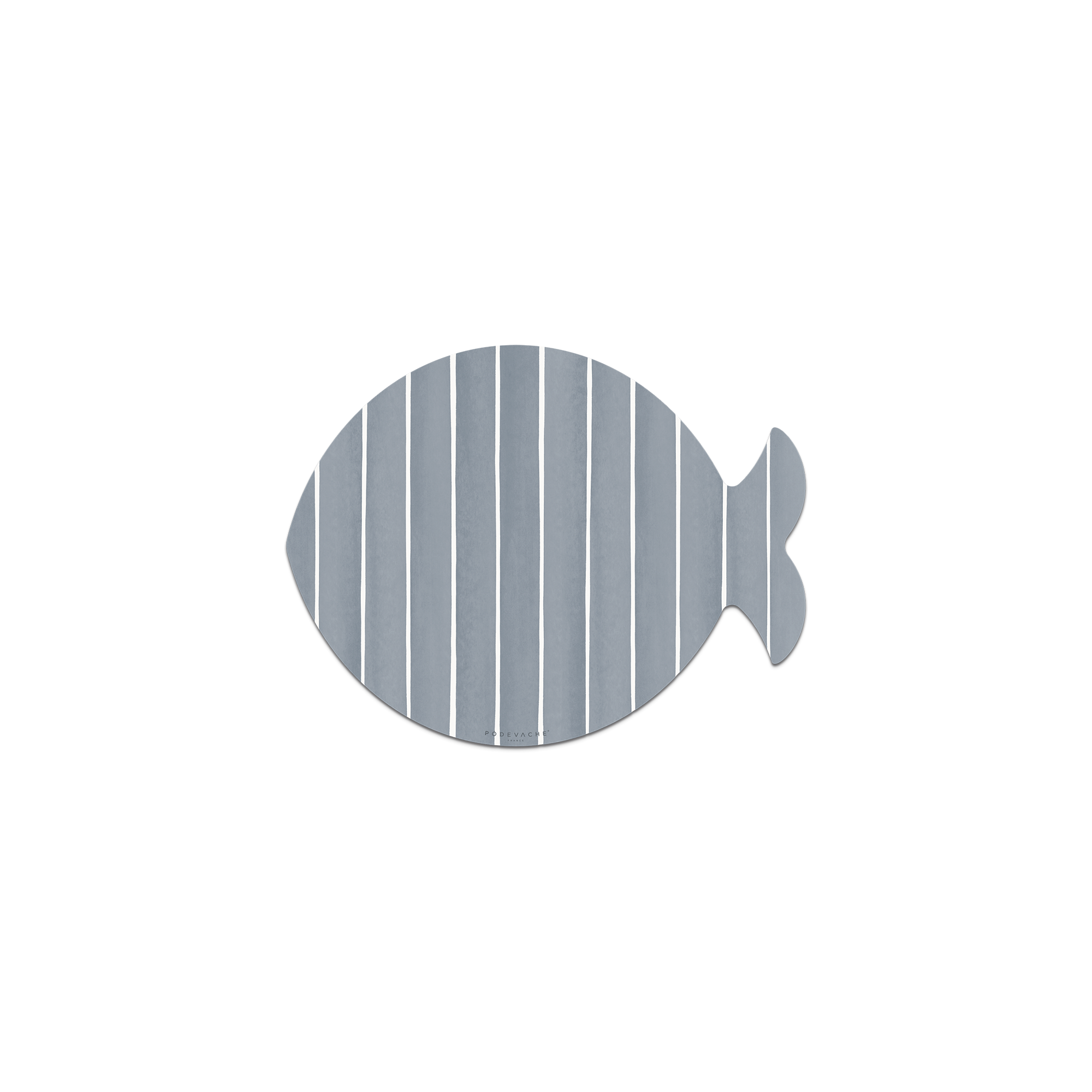 Lot De 6 Dessous De Verre Vinyle Fish Stripe