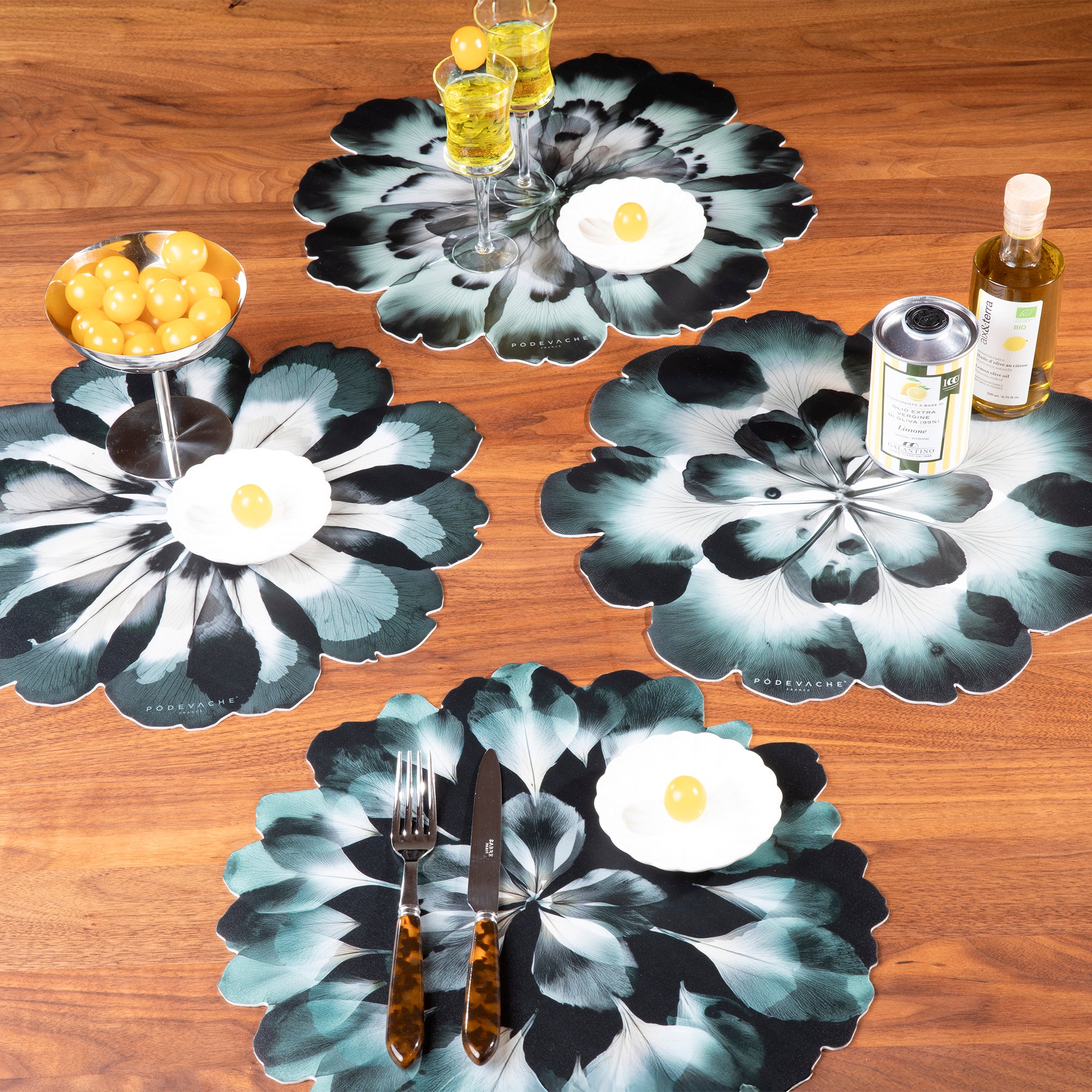 Set De Table Vinyle Floral Corolleo