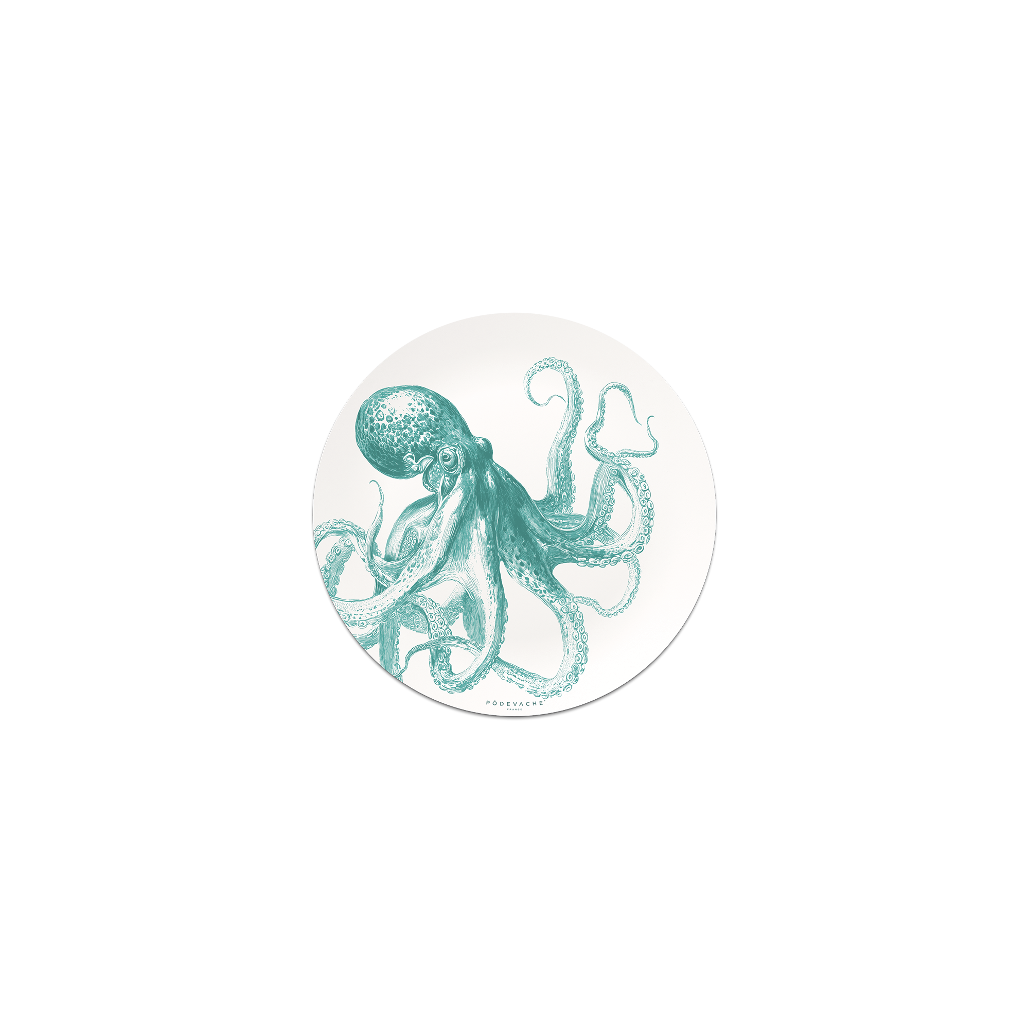 Lot De 6 Dessous De Verre Vinyle Davy Jones