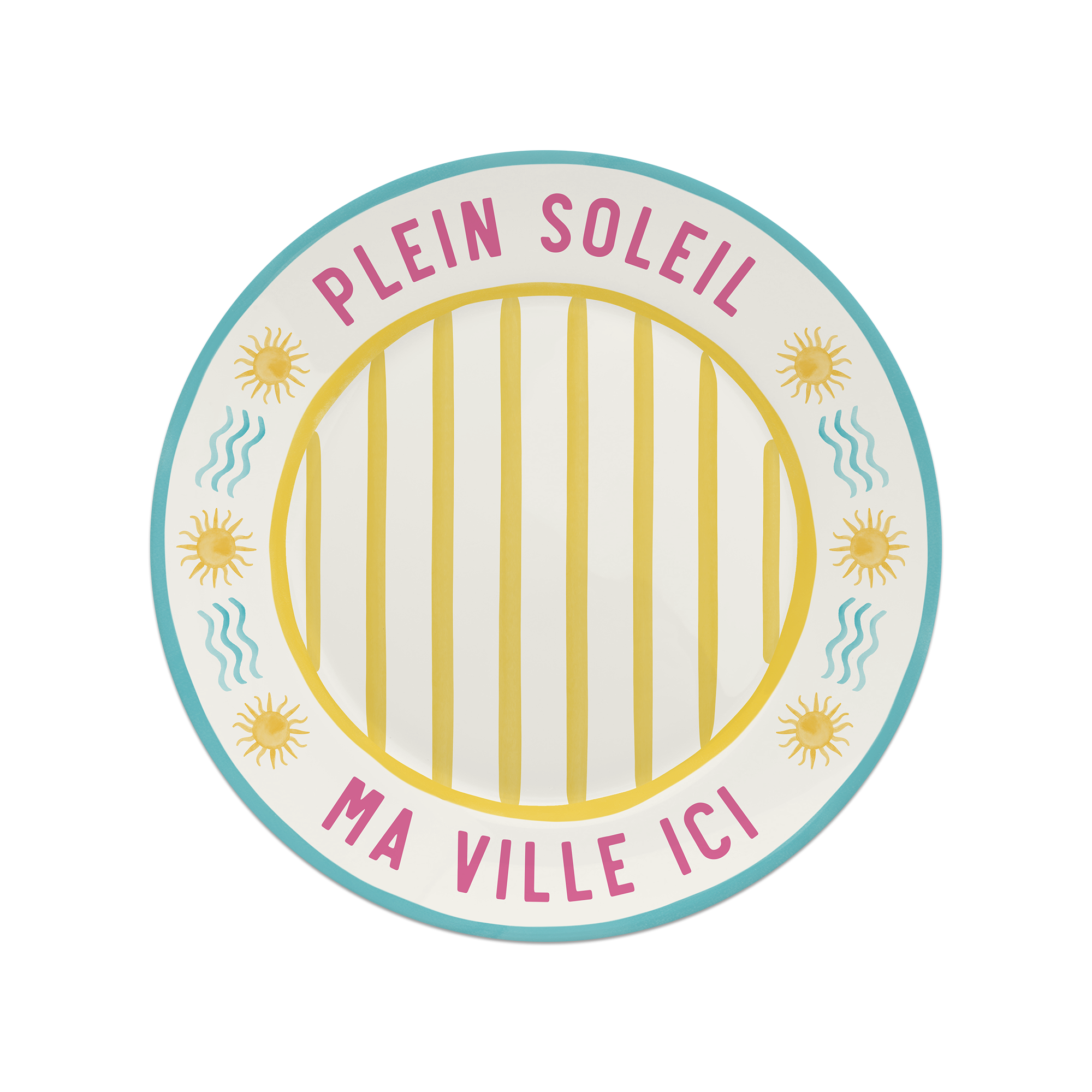 Set de table vinyle personnalisé Plein Soleil