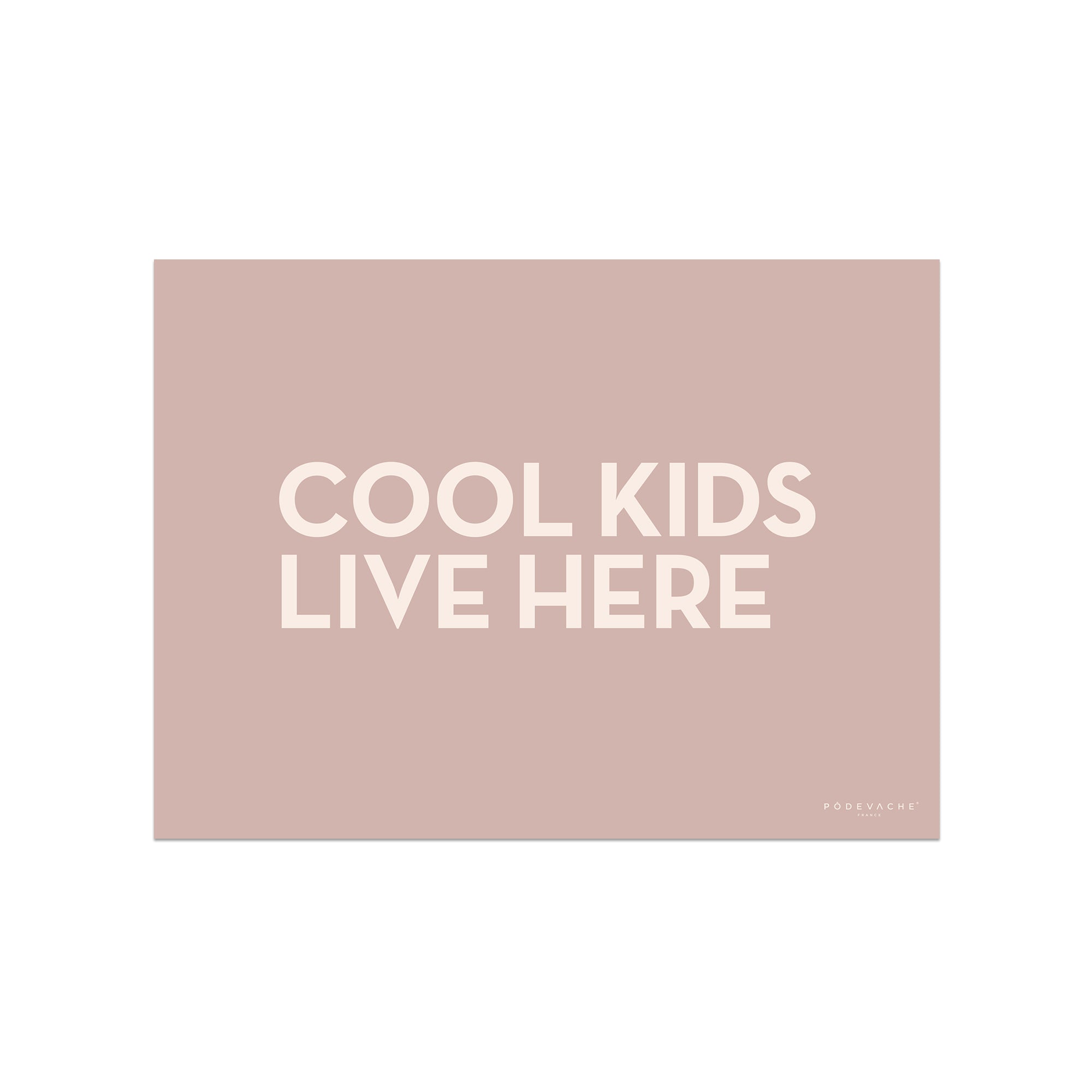 Set De Table Vinyle Cool Kids