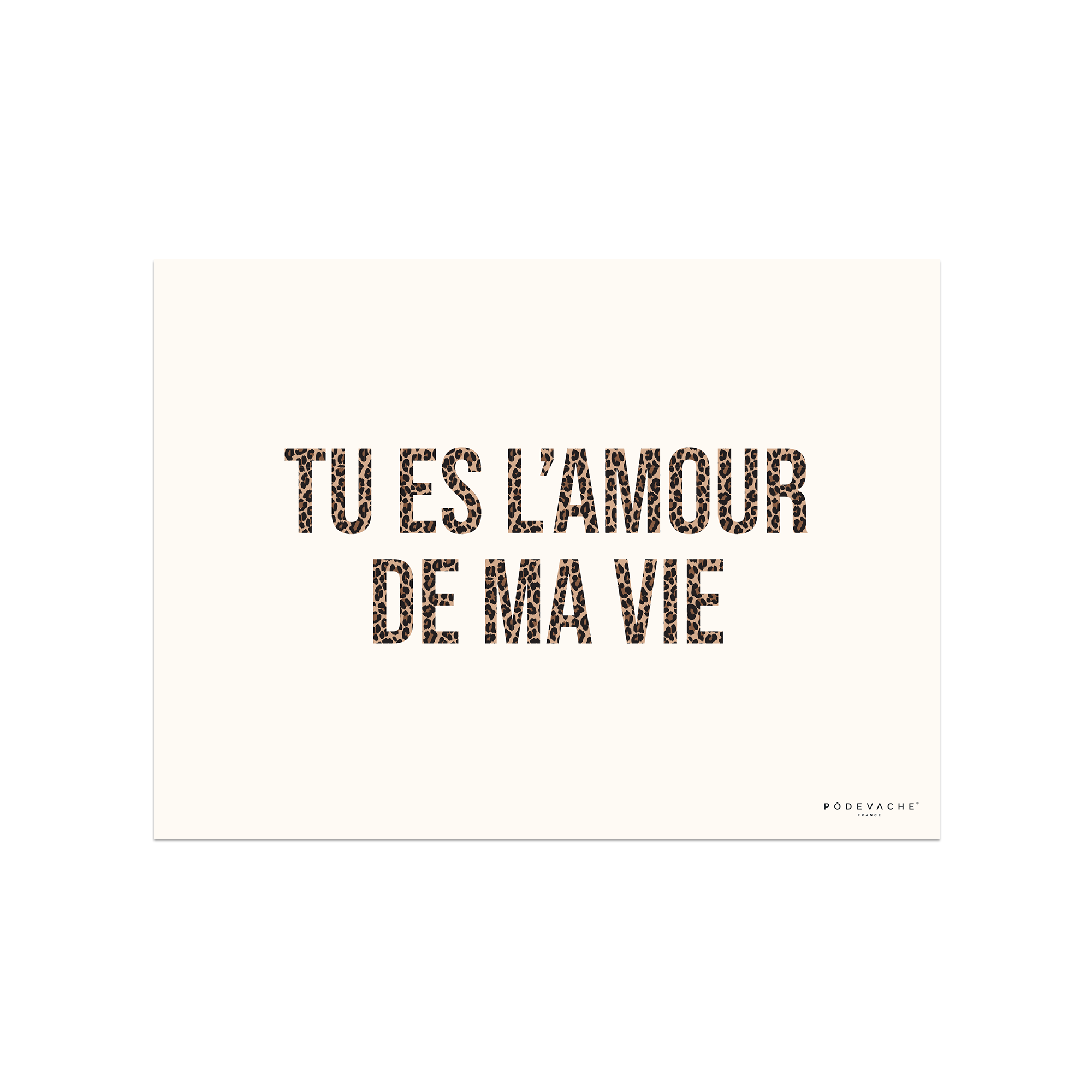Set De Table Vinyle Amour de ma Vie