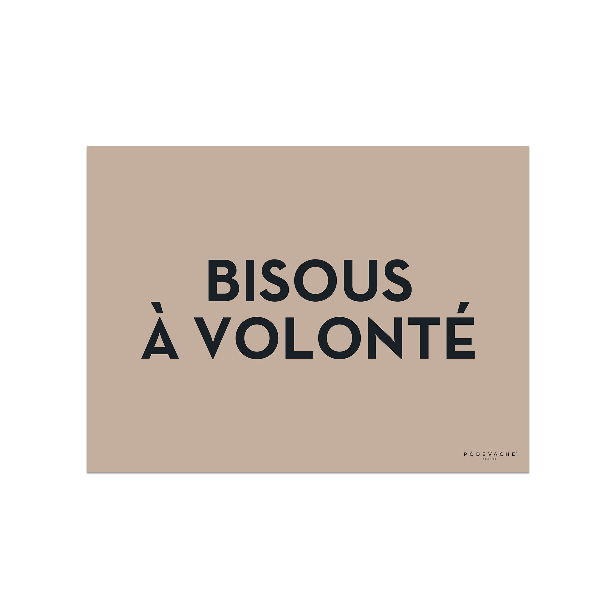 Set De Table Vinyle Bisous à Volonté