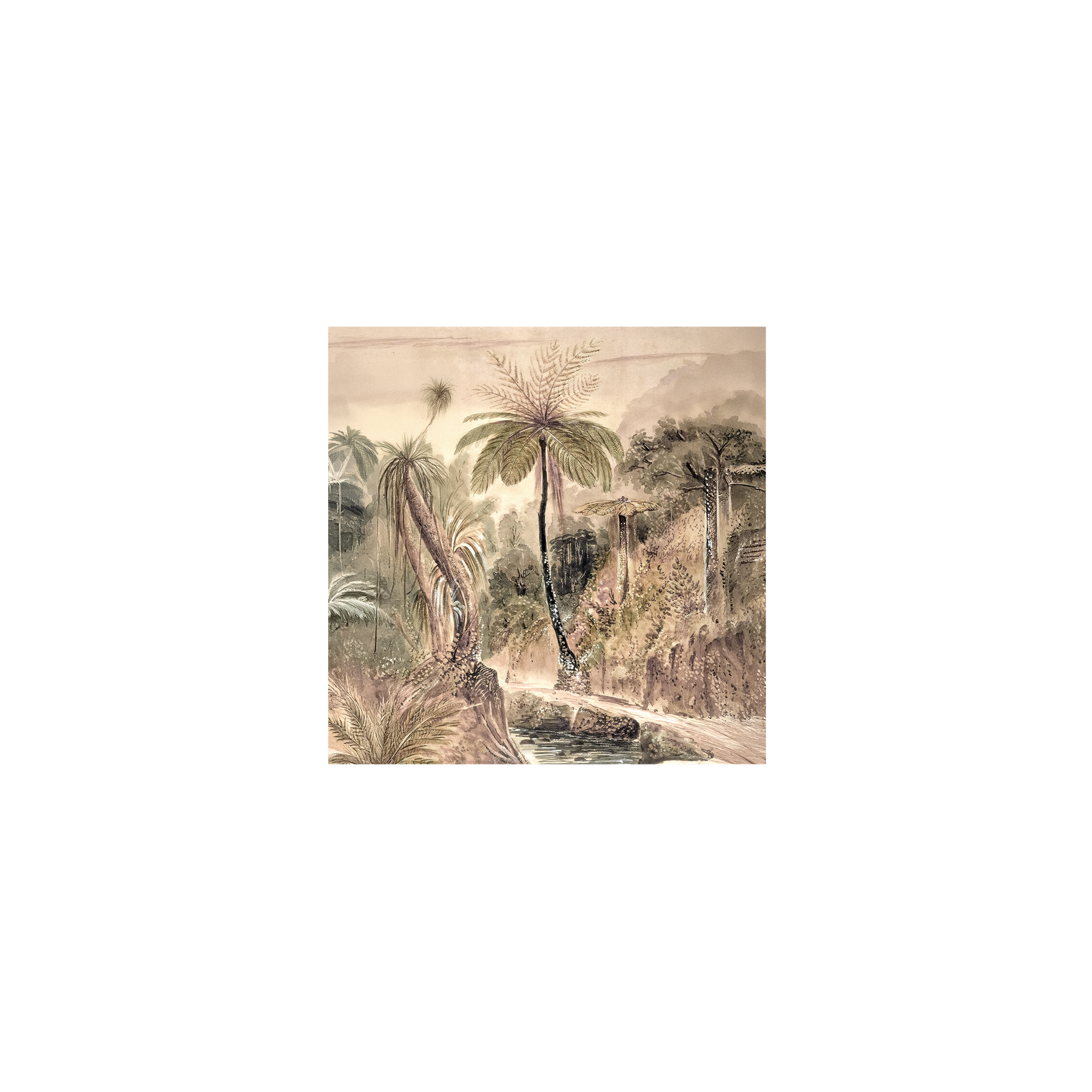 Lot de 6 dessous de verre vinyle Bijoux