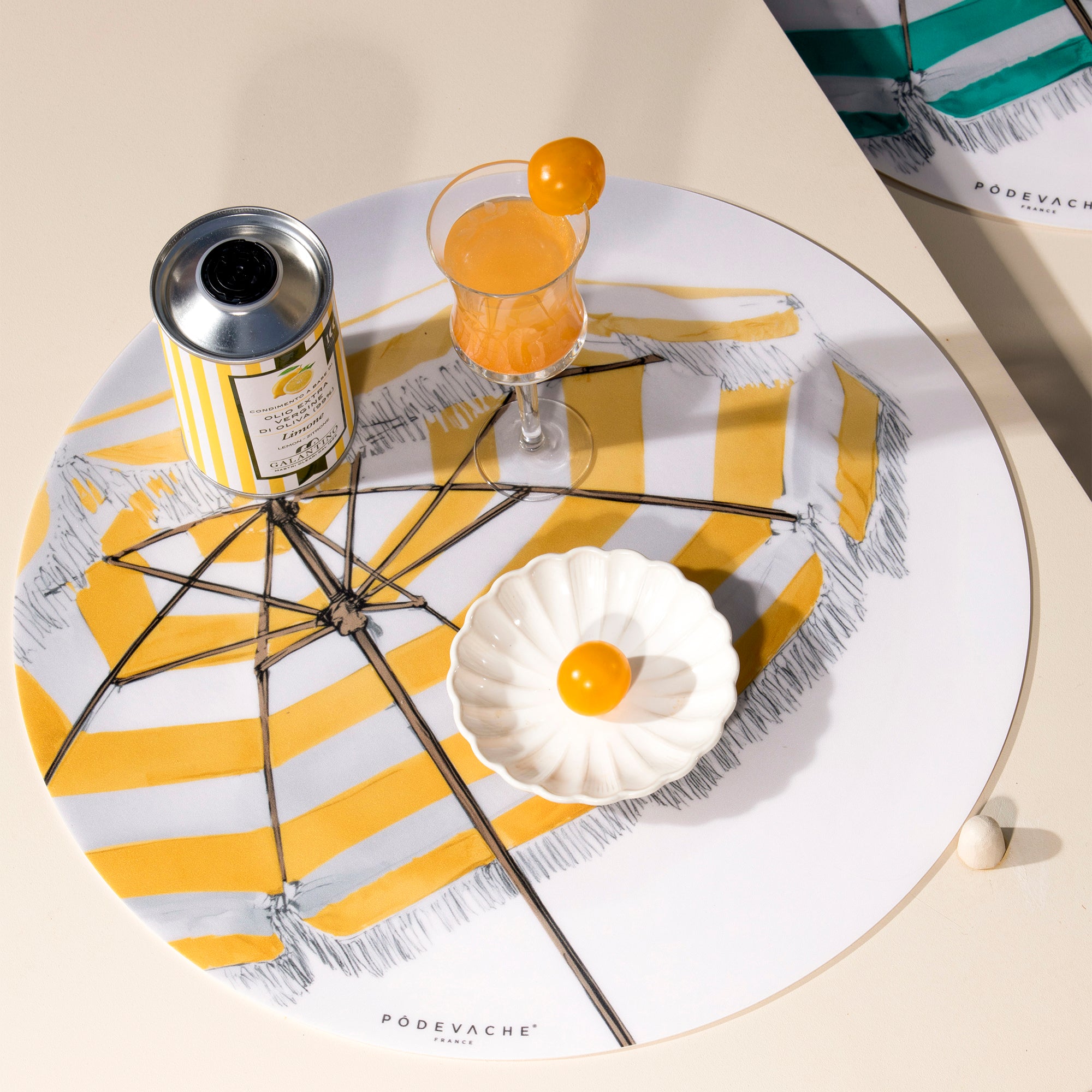 Set De Table Vinyle Beach Umbrella