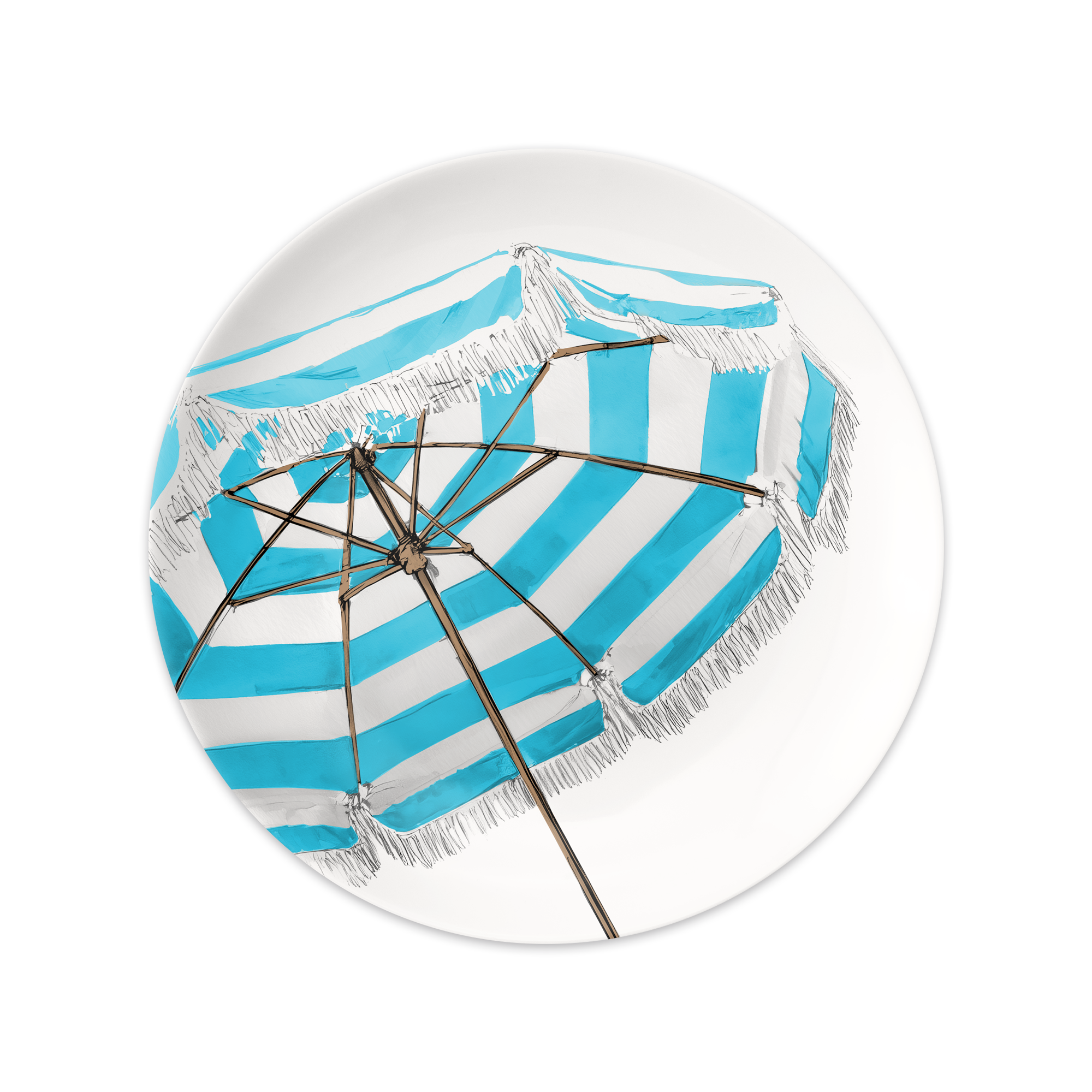 Set De Table Vinyle Beach Umbrella