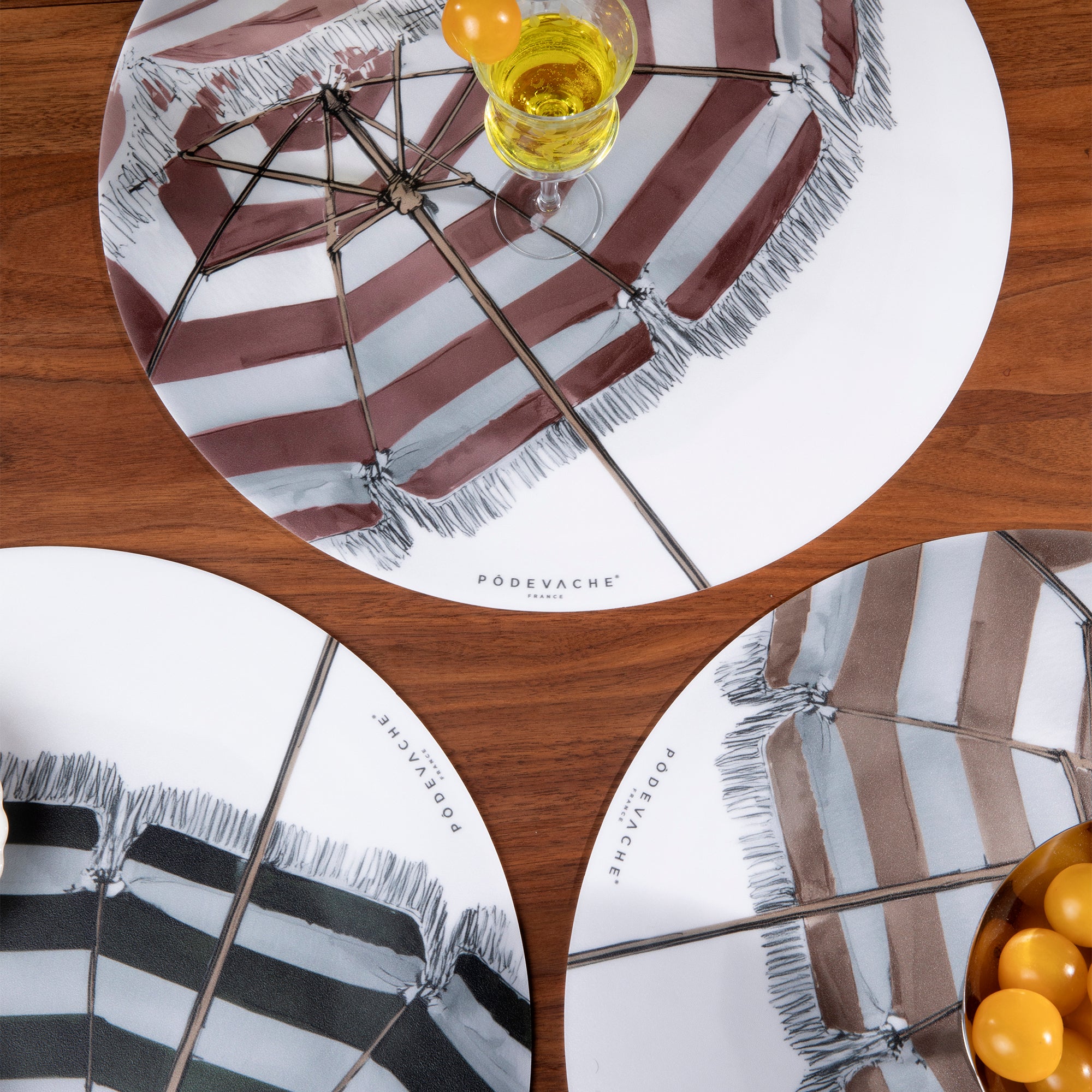 Set De Table Vinyle Beach Umbrella