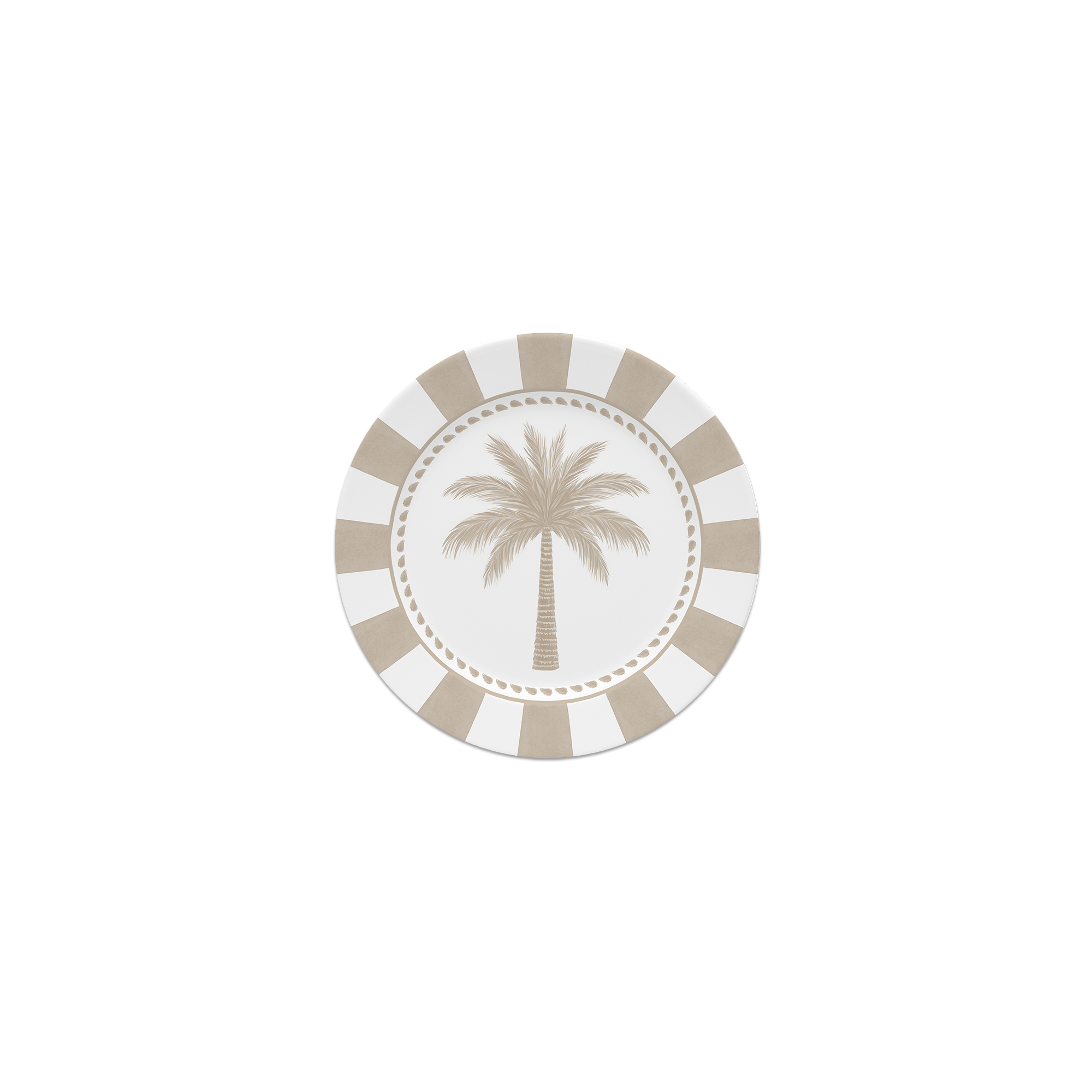 Lot De 6 Dessous De Verre Vinyle Cocotier