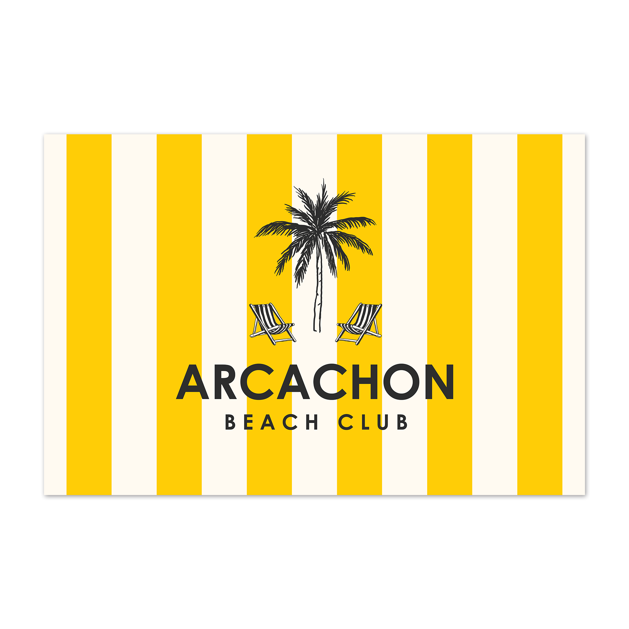 Tapis vinyle personnalisé Dolce Yellow