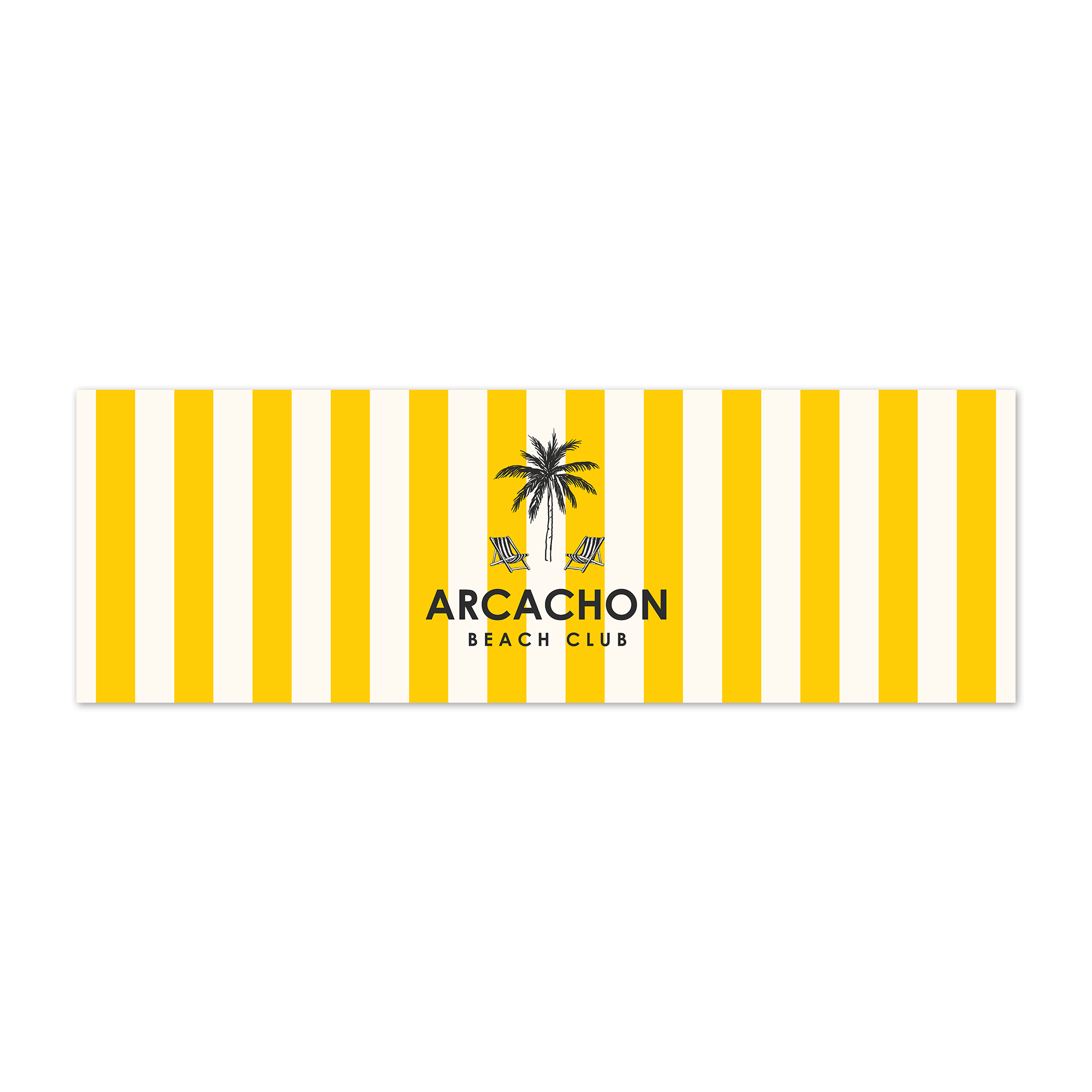 Tapis vinyle personnalisé Dolce Yellow