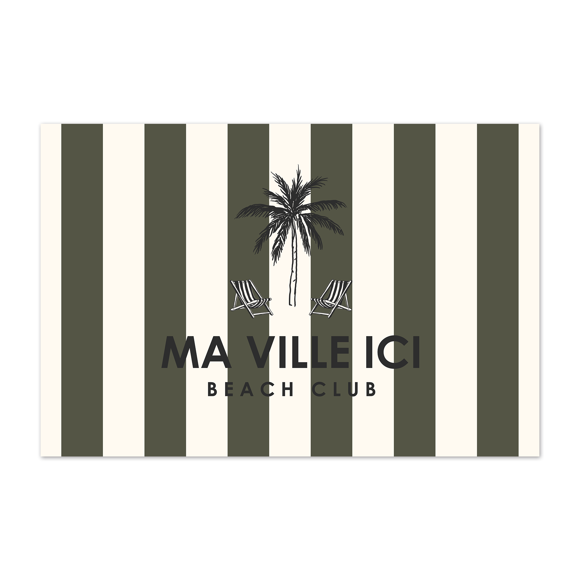 Tapis vinyle personnalisé Dolce Kaki