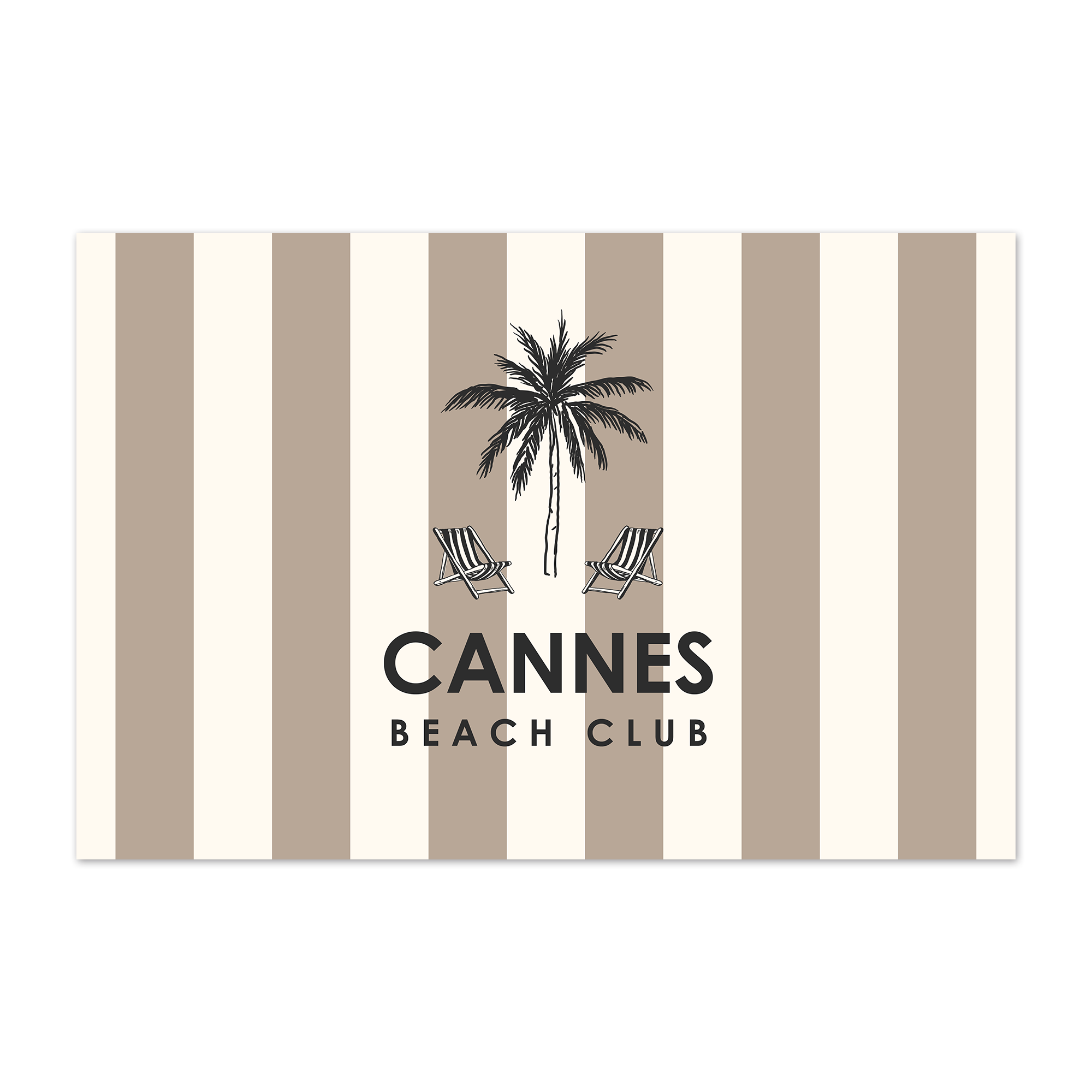 Tapis vinyle personnalisé Dolce Beige